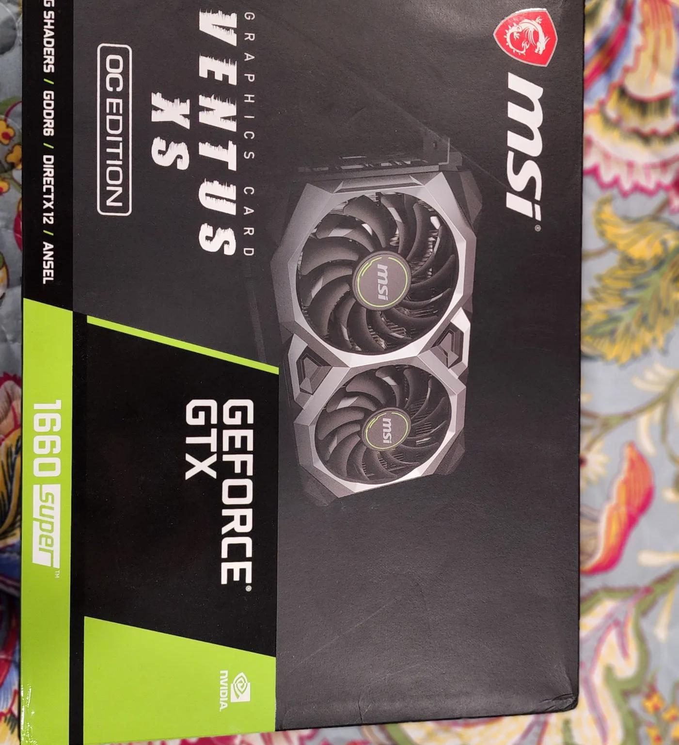 MSI Nvidia GeForce GTX 1660 SUPER VENTUS XS OC Graphics Card, PCI-E x16