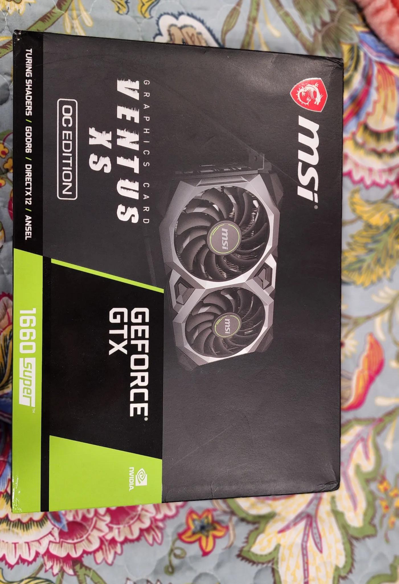 MSI Nvidia GeForce GTX 1660 SUPER VENTUS XS OC Graphics Card, PCI-E x16