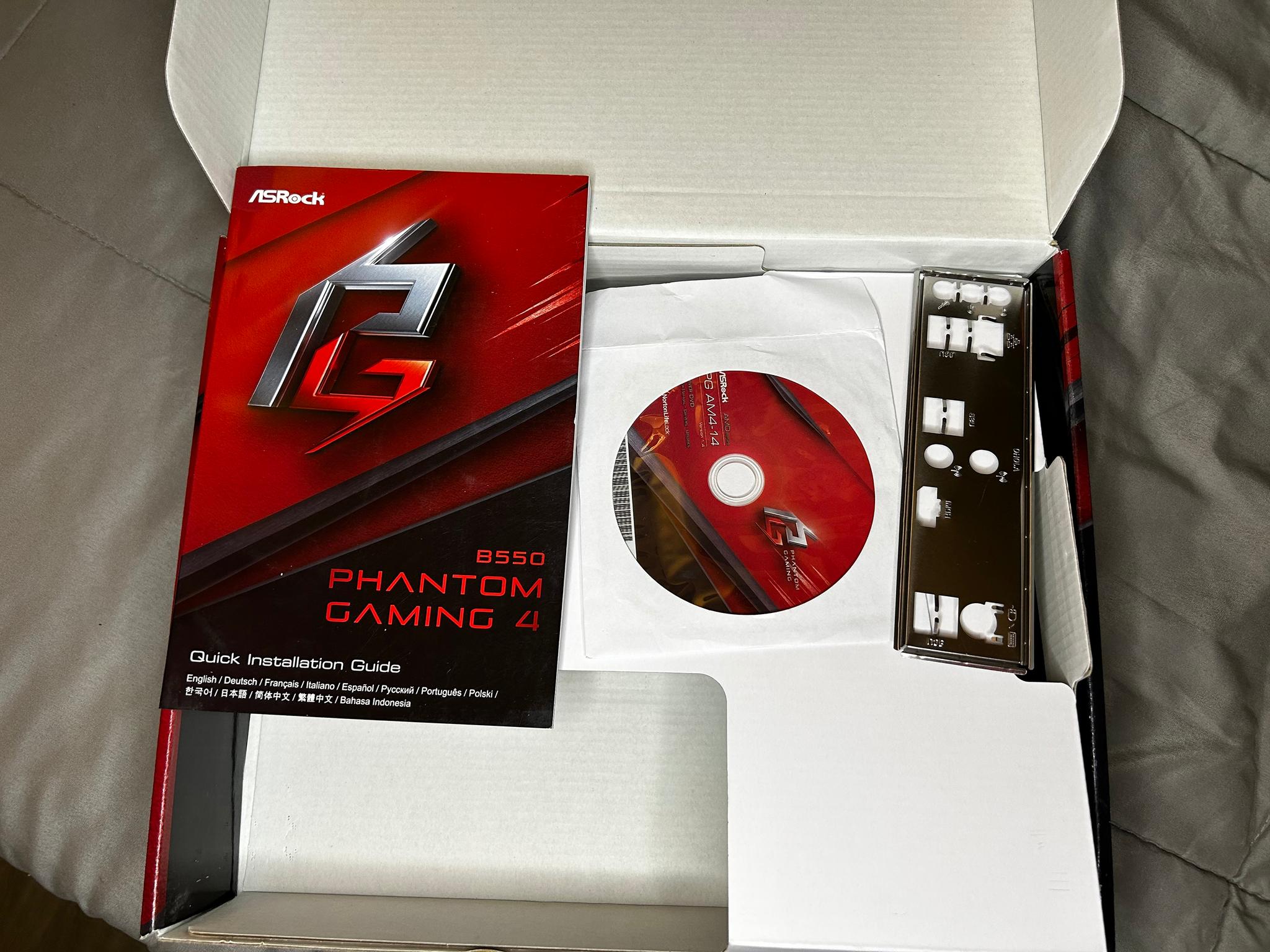 ASRock B550 Phantom Gaming 4 Supports AMD AM4 Socket Ryzen