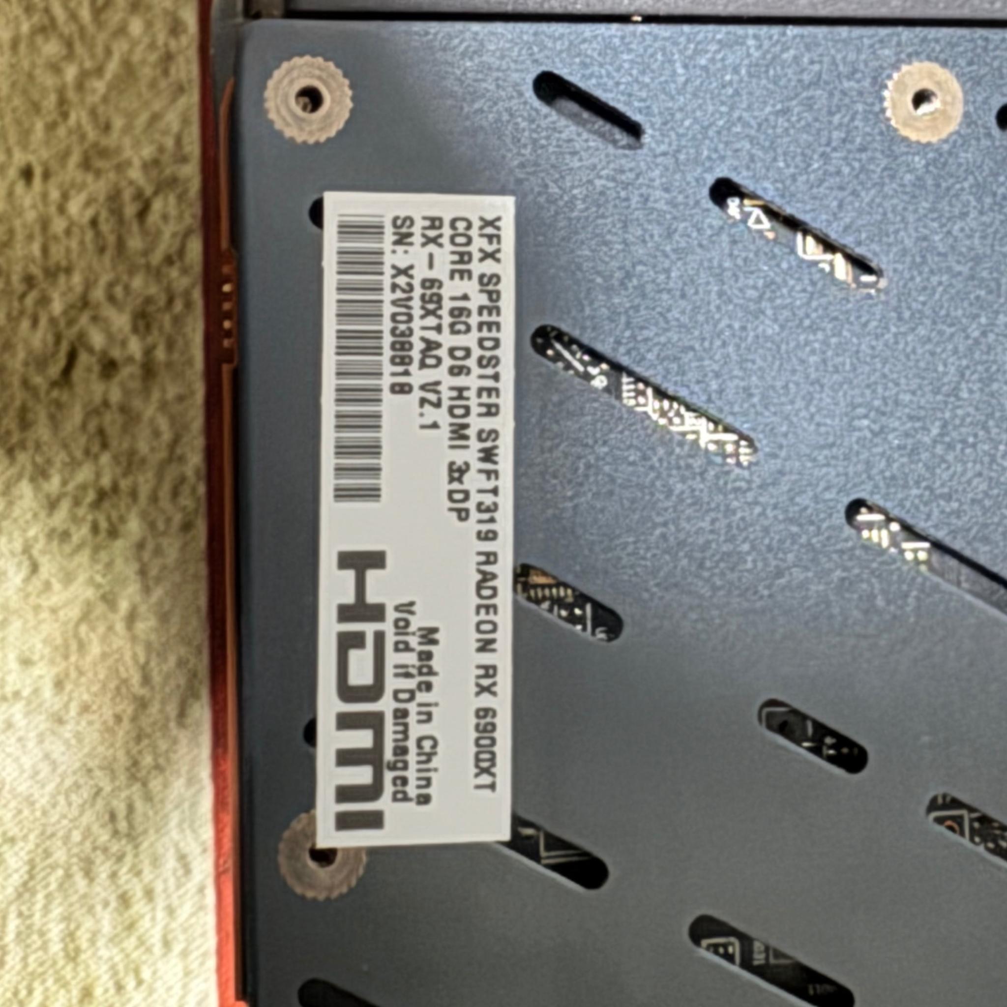 XFX 6900XT SWFT319