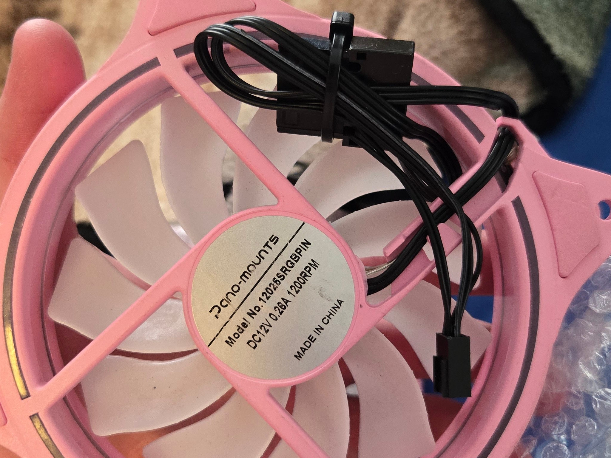 Pink RGB Fans (3)