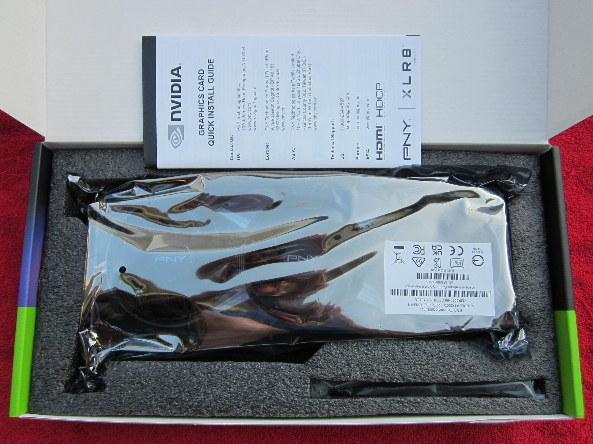 New Open Box! PNY RTX 5070 12Gb ARGB EPIC-X Overclocked