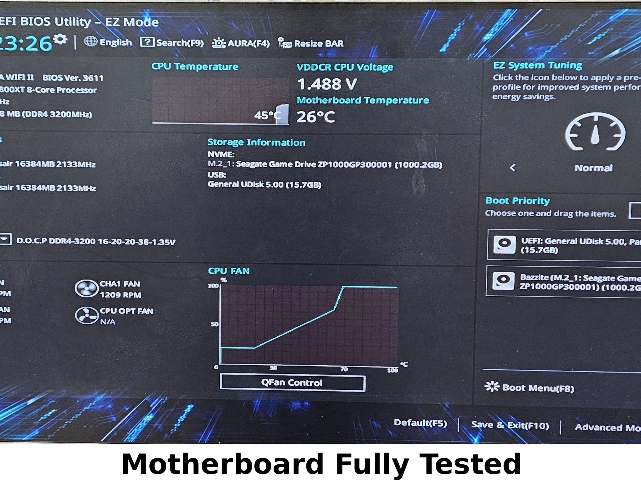 ASUS PRIME B550M-A WIFI II AMD AM4 DDR4 mATX Motherboard