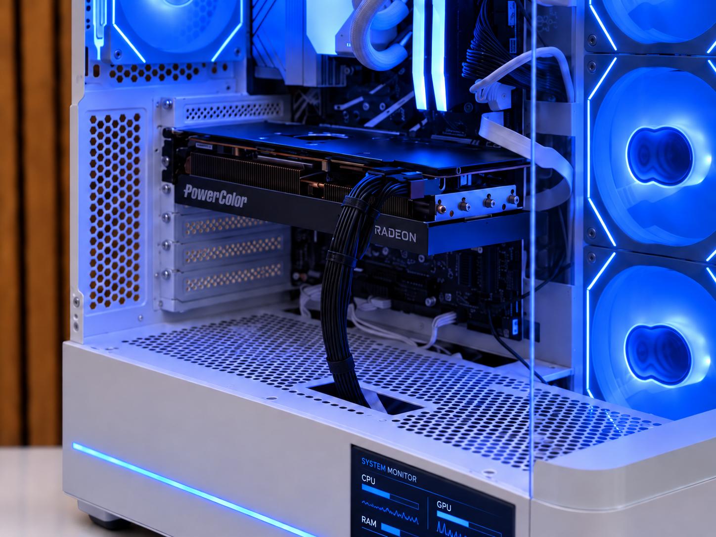Whiteout Gaming PC | I9 12900K | RX 7800XT 16GB | 1TB NVME | DDR5| Z790 | Windows 11|