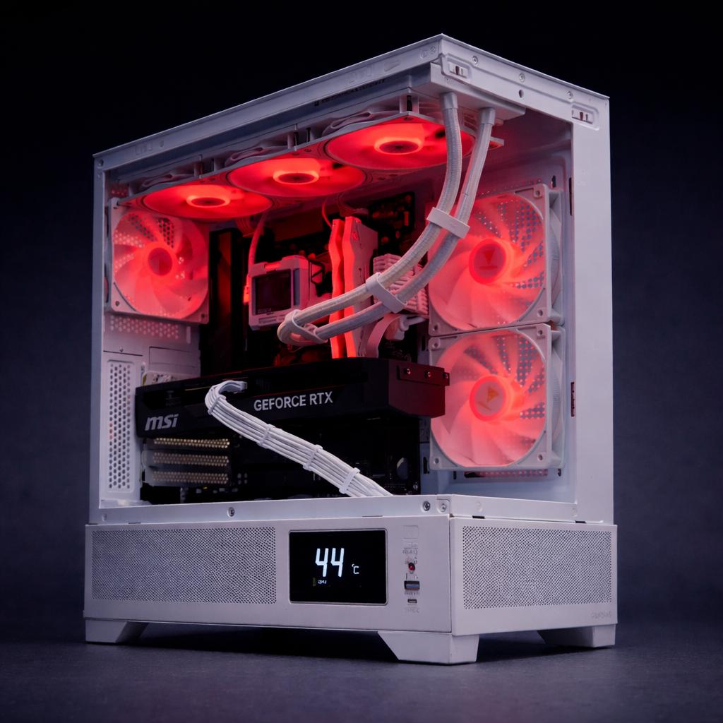 PLAY TODAY UPGRADE LATER  7800x3d/5070/16g DDR5 2tb total storage/750watt psu /360mm AIO