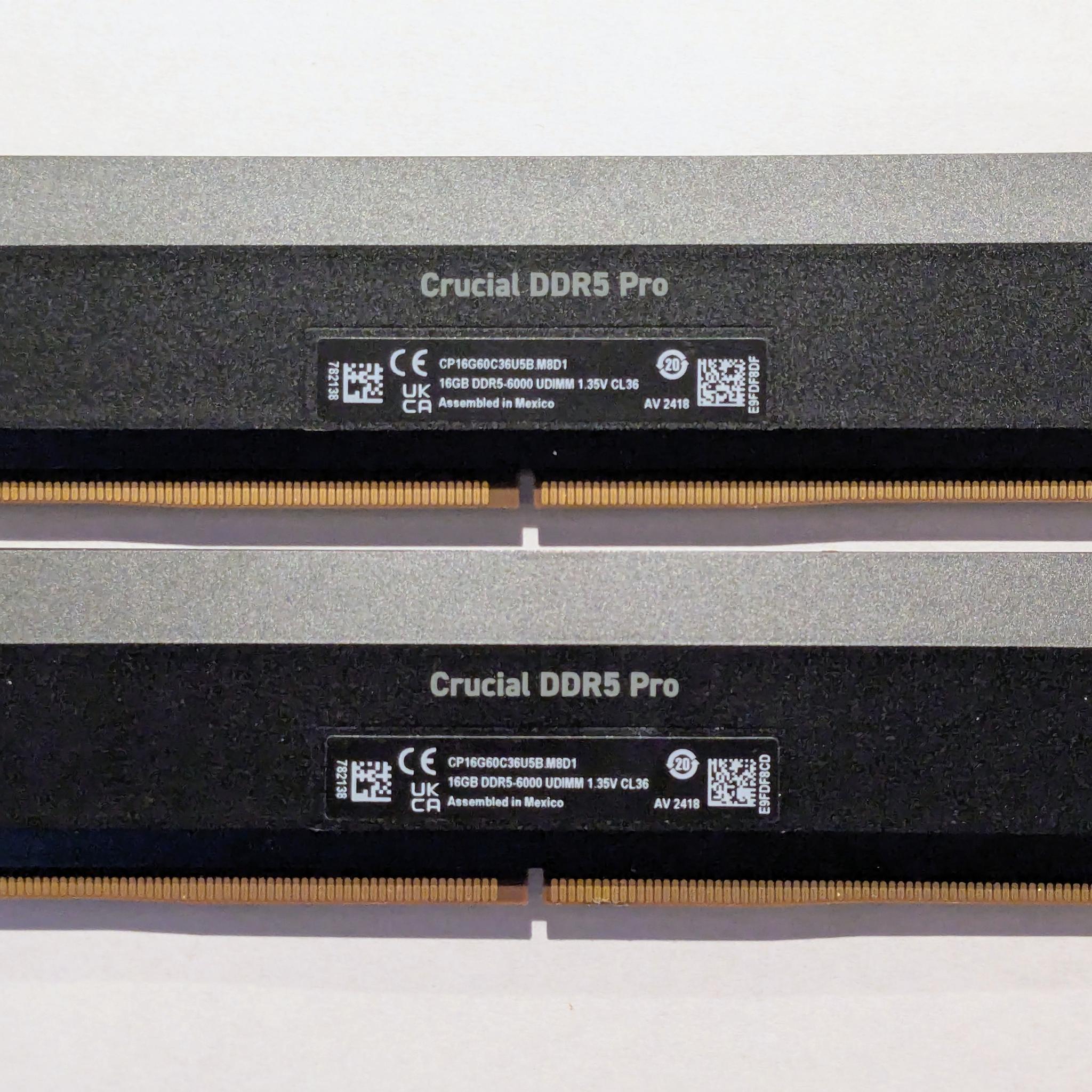 Crucial Pro 32gb 6000mt/s CL36 DDR5 RAM