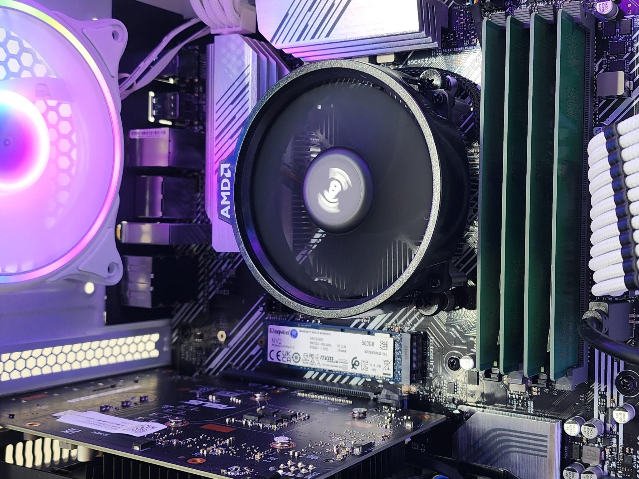 Gaming PC Ryzen 5 5600G 16GB RAM 500GB SSD GTX 1650 4GB Windows 11 Computer