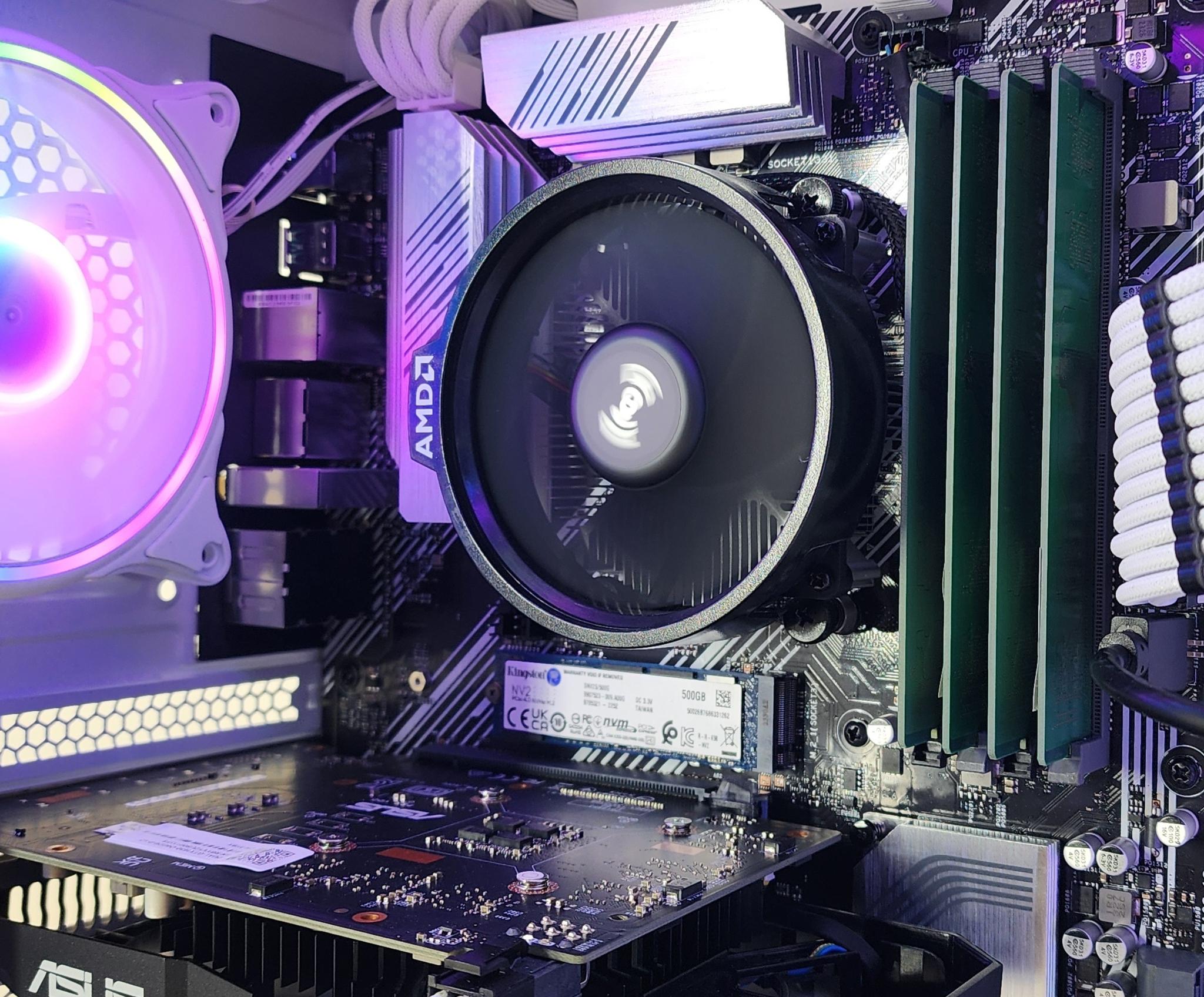 Gaming PC Ryzen 5 5600G 16GB RAM 500GB SSD GTX 1650 4GB Windows 11 Computer