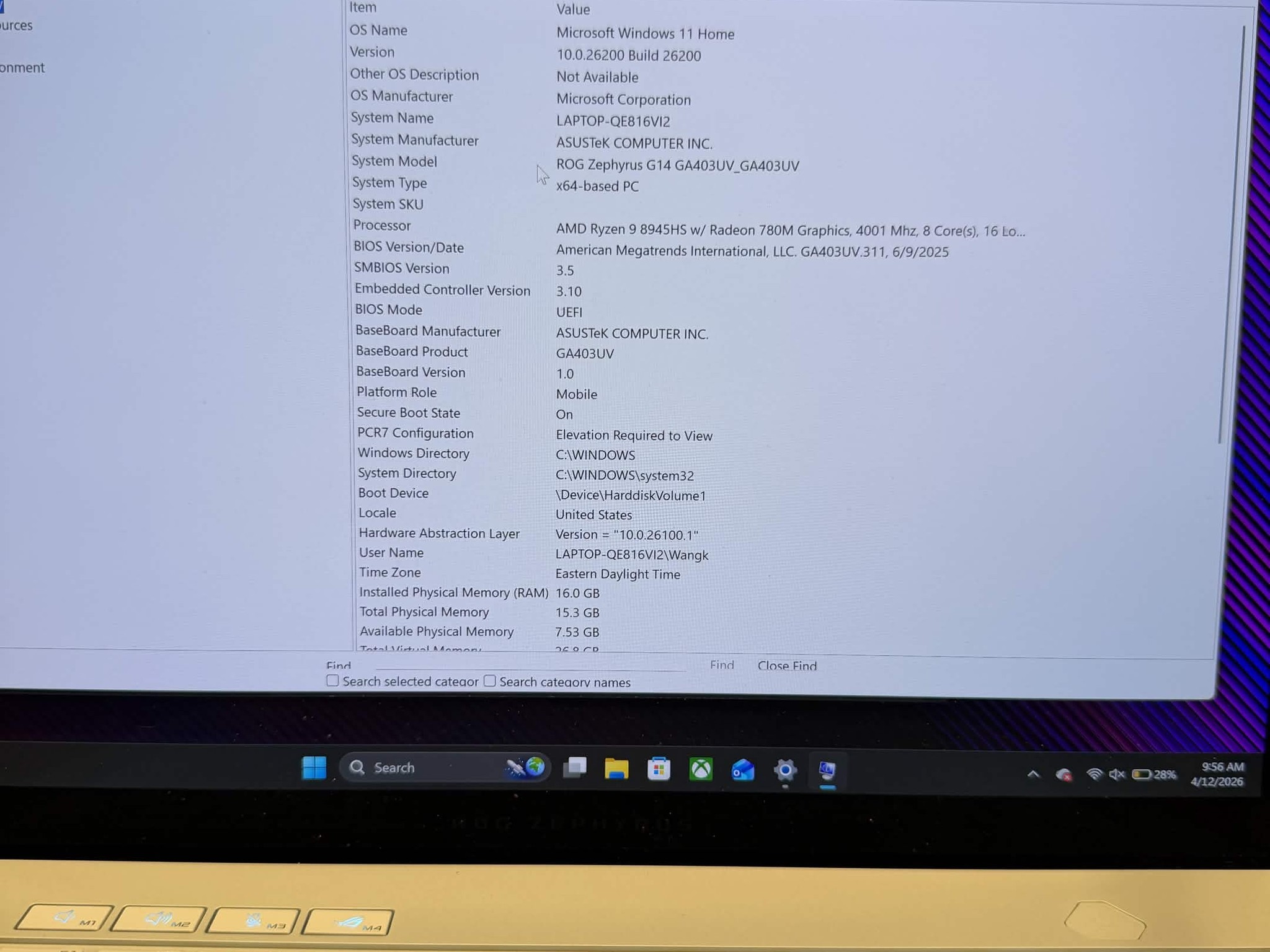 ROG Zephyrus g14 3k oled 120hz