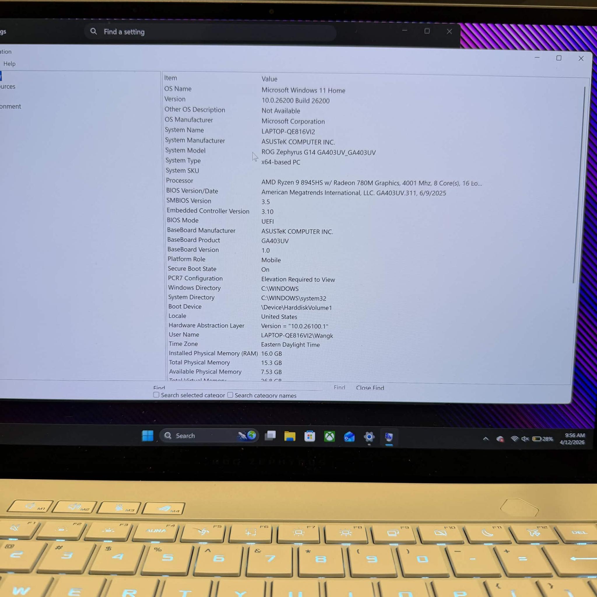 ROG Zephyrus g14 3k oled 120hz