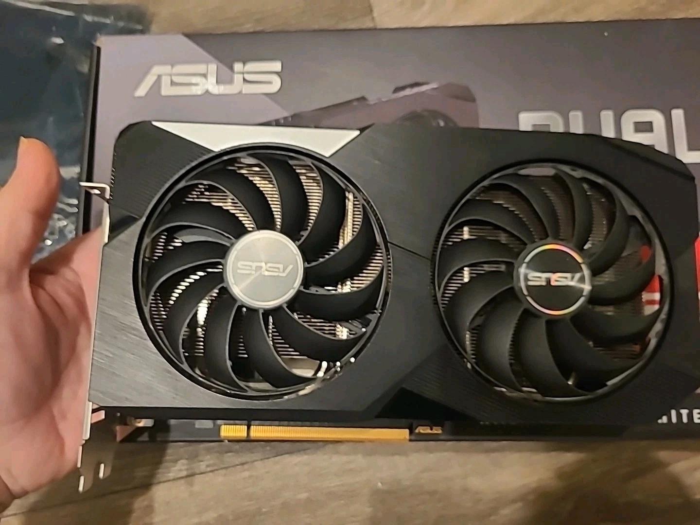 ASUS AMD Radeon RX 6600 — Excellent Condition — Original Box + Anti-Static Bag Included