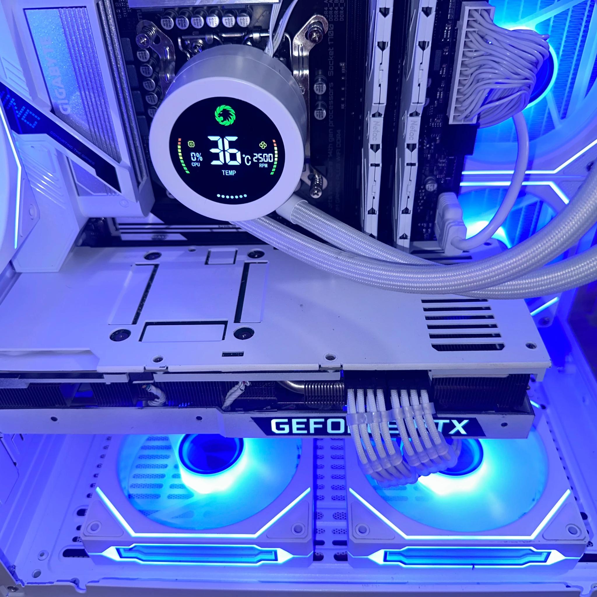 ❄️ Frost Nova | RTX 3080 White | i5-14600K |32gb Blazing Ram| 240mm Display AIO