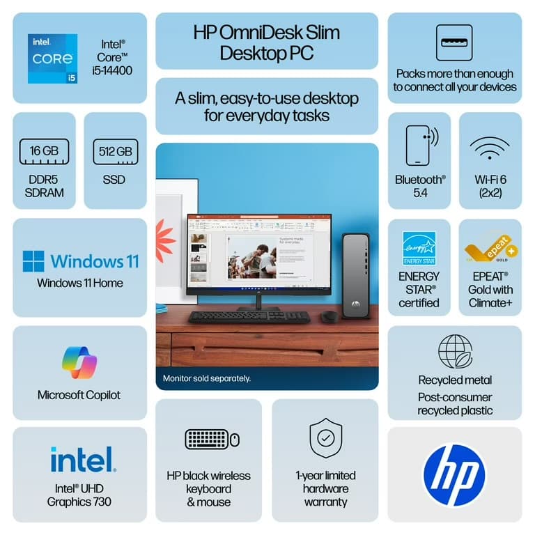 Intel i5-14400 | 16Gb Ddr5 | PC