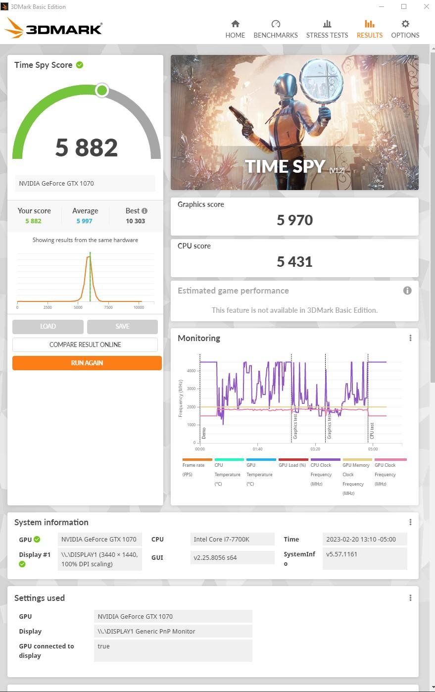 Like New Asus Turbo Geforce GTX 1070 8gb