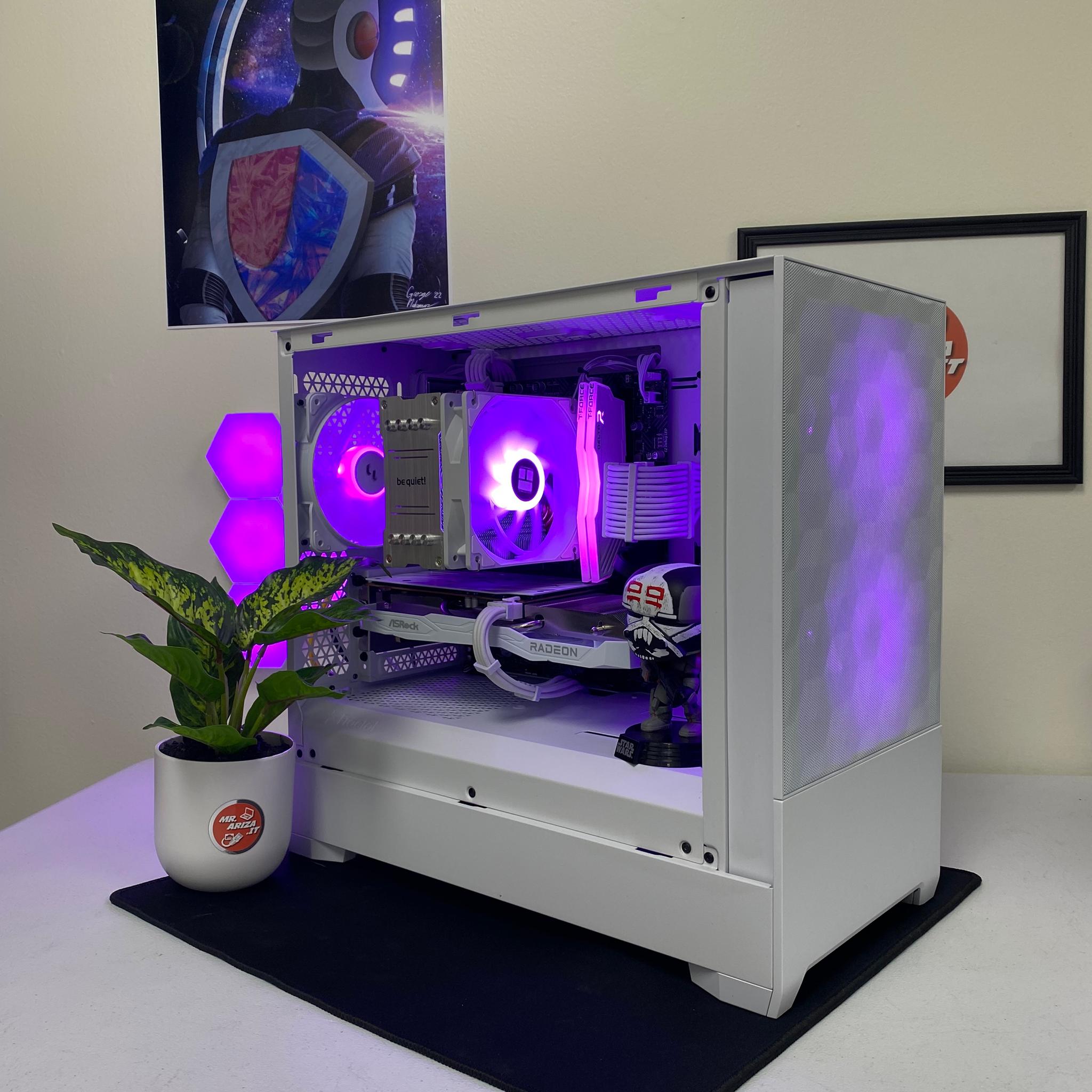 ❄️i5/16GB/1TB/RX6600 -❄️ Frost Guardian❄️ All New Parts❄️