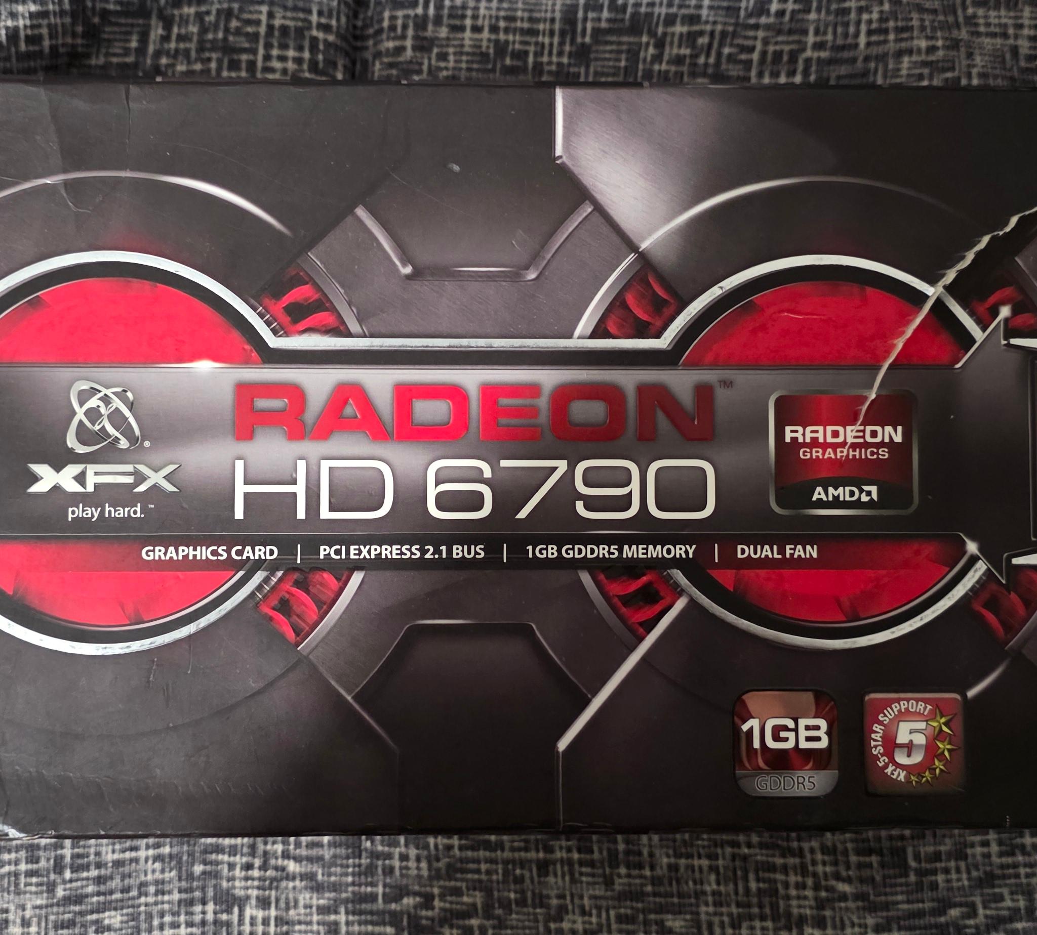 XFX AMD HD 6790 1GB GDDR5 w/Dual mDP HDMI DVI Graphics Card HD-679X-ZD