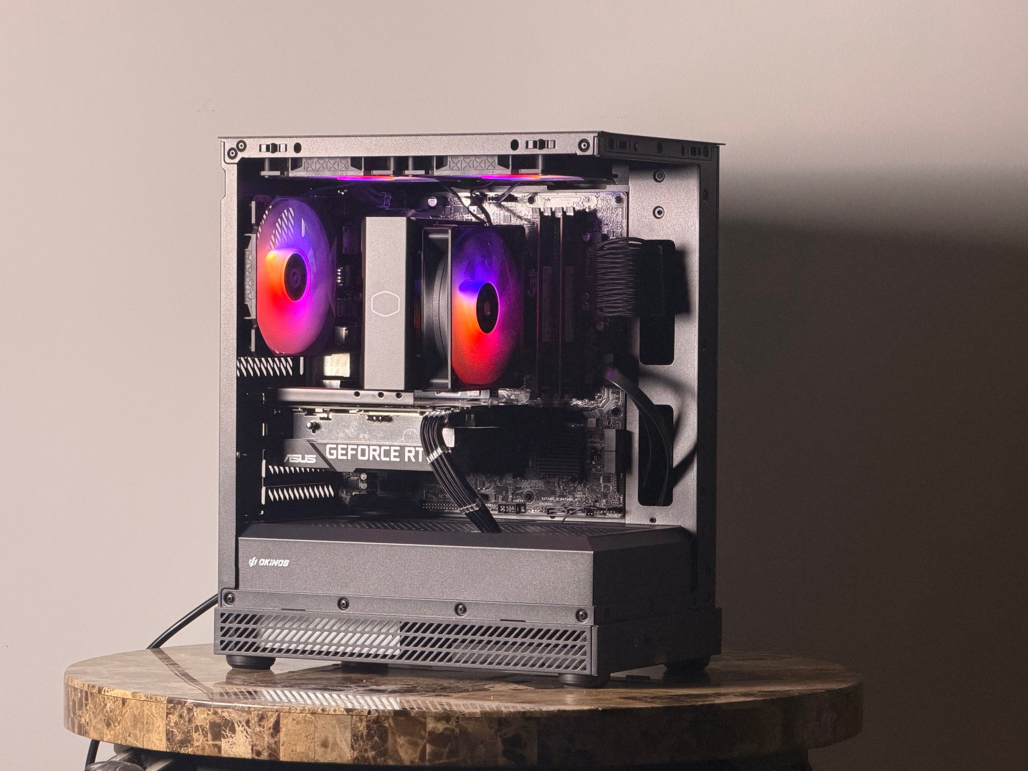 FREE SHIP 🖤🌈 Black RGB Gaming PC | RTX 3060 | Intel Core i7-11700 | 1 TB NVME SSD | 16 GB RAM🌈🖤