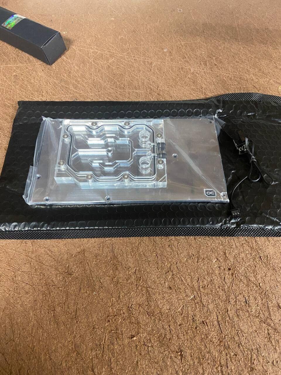 Alphacool Eisblock Aurora GPX-N Acryl Active Backplate 3090 TI Founders Edition