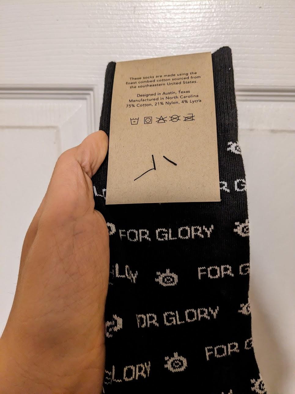 New Open Box SteelSeries Socks, Black