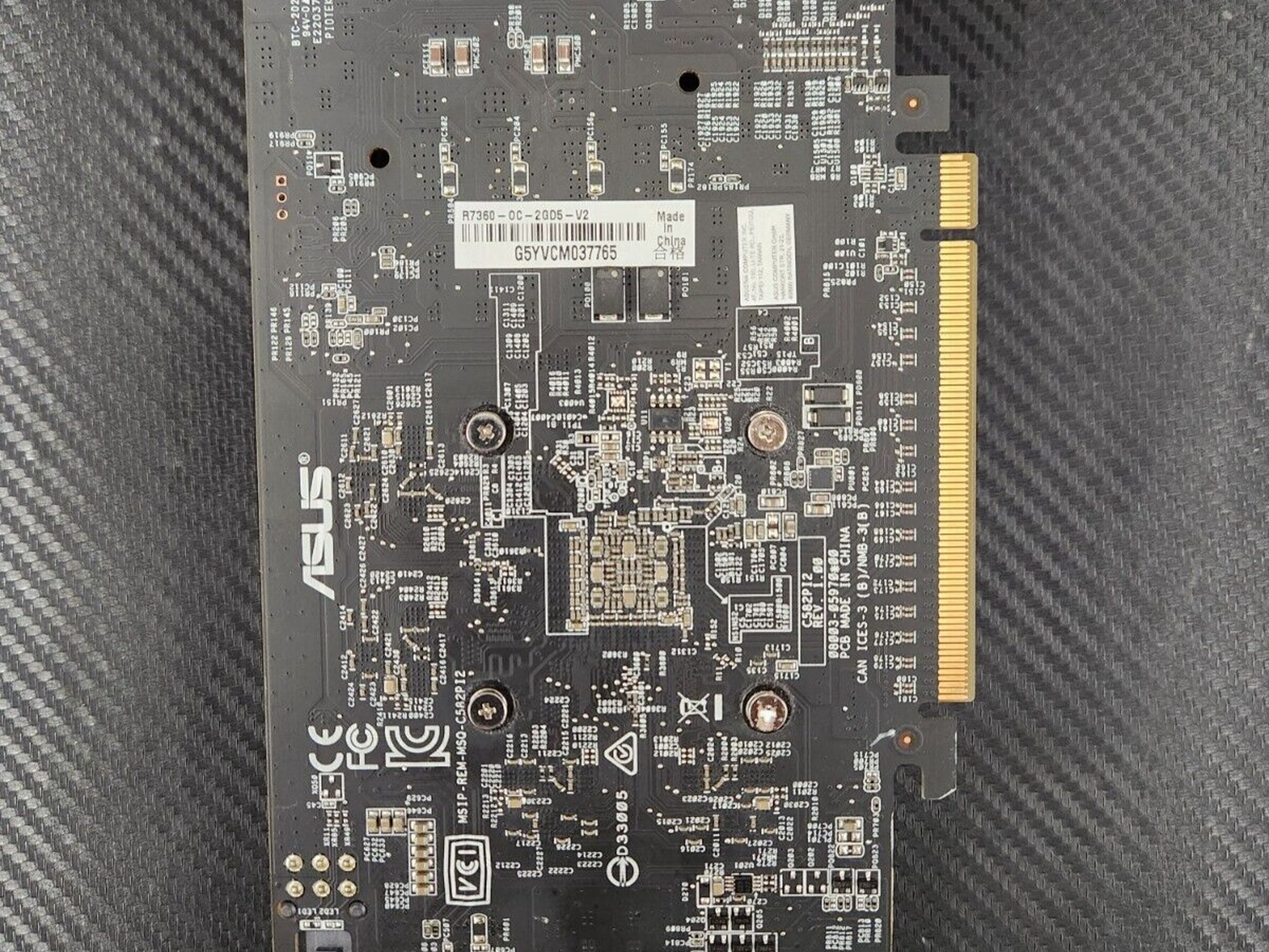 Asus Radeon R7 360 2GB GDDR5 Graphics Card - DisplayPort, HDMI, DVI