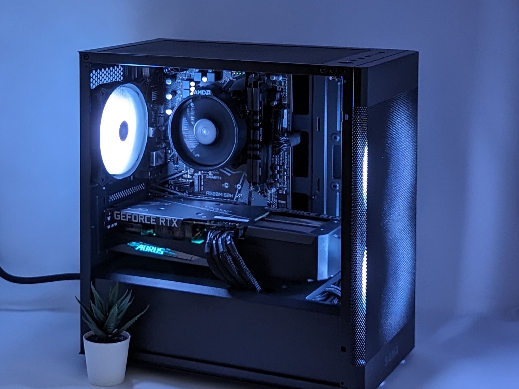 Sleek RTX Whisperer | Nvidia RTX 3060 | Ryzen 5 5500 | 16gb RAM | MSI M461 1TB Gen 4 NVMe SSD