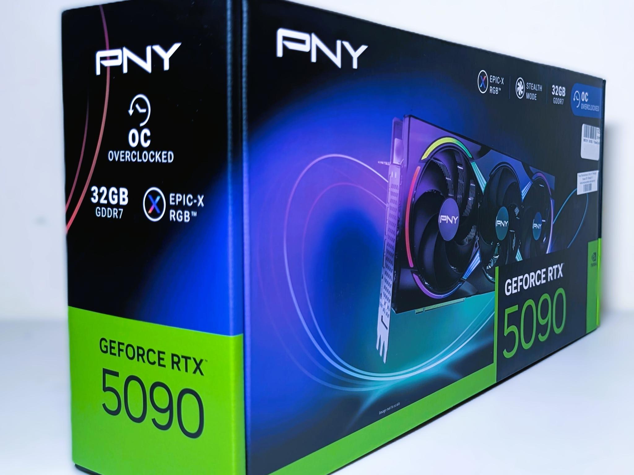 Pny Nvidia GeForce rtx 5090 Argb Epic-X oc Triple Fan 32gb gddr7