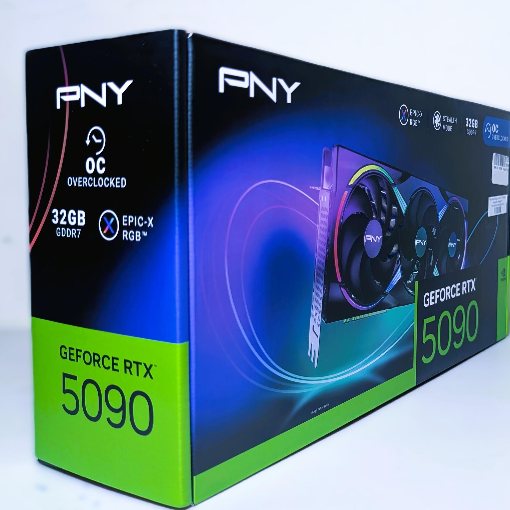 Pny Nvidia GeForce rtx 5090 Argb Epic-X oc Triple Fan 32gb gddr7