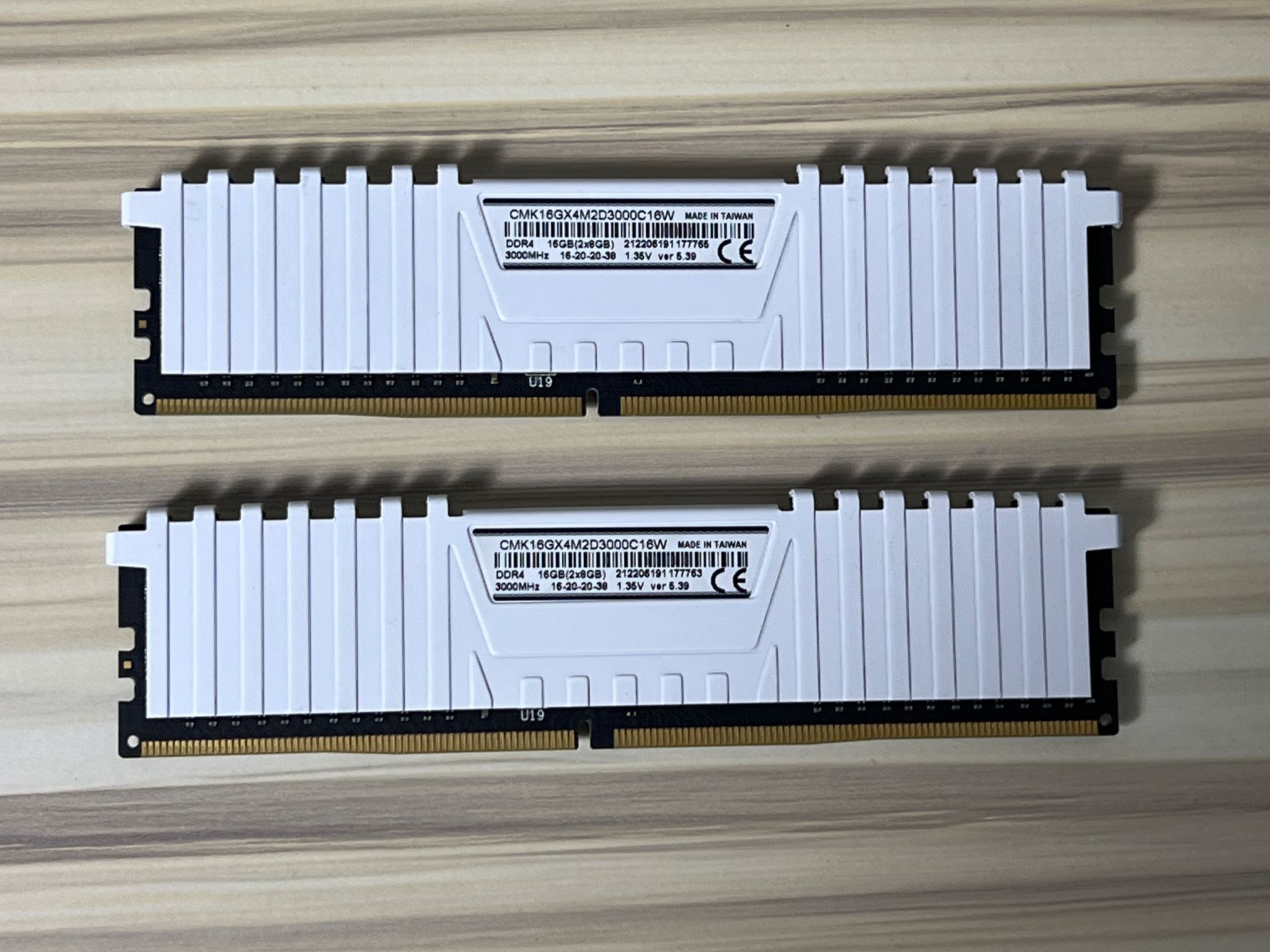 Corsair Vengeance LPX White 16gb (2x8gb) 3000MHz DDR4 RAM