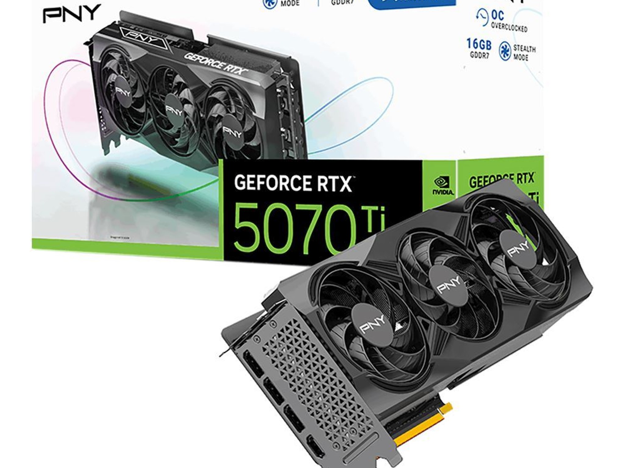 🔥 NEW — PNY NVIDIA GeForce RTX 5070Ti 16G Triple Fan Video Card 🔥