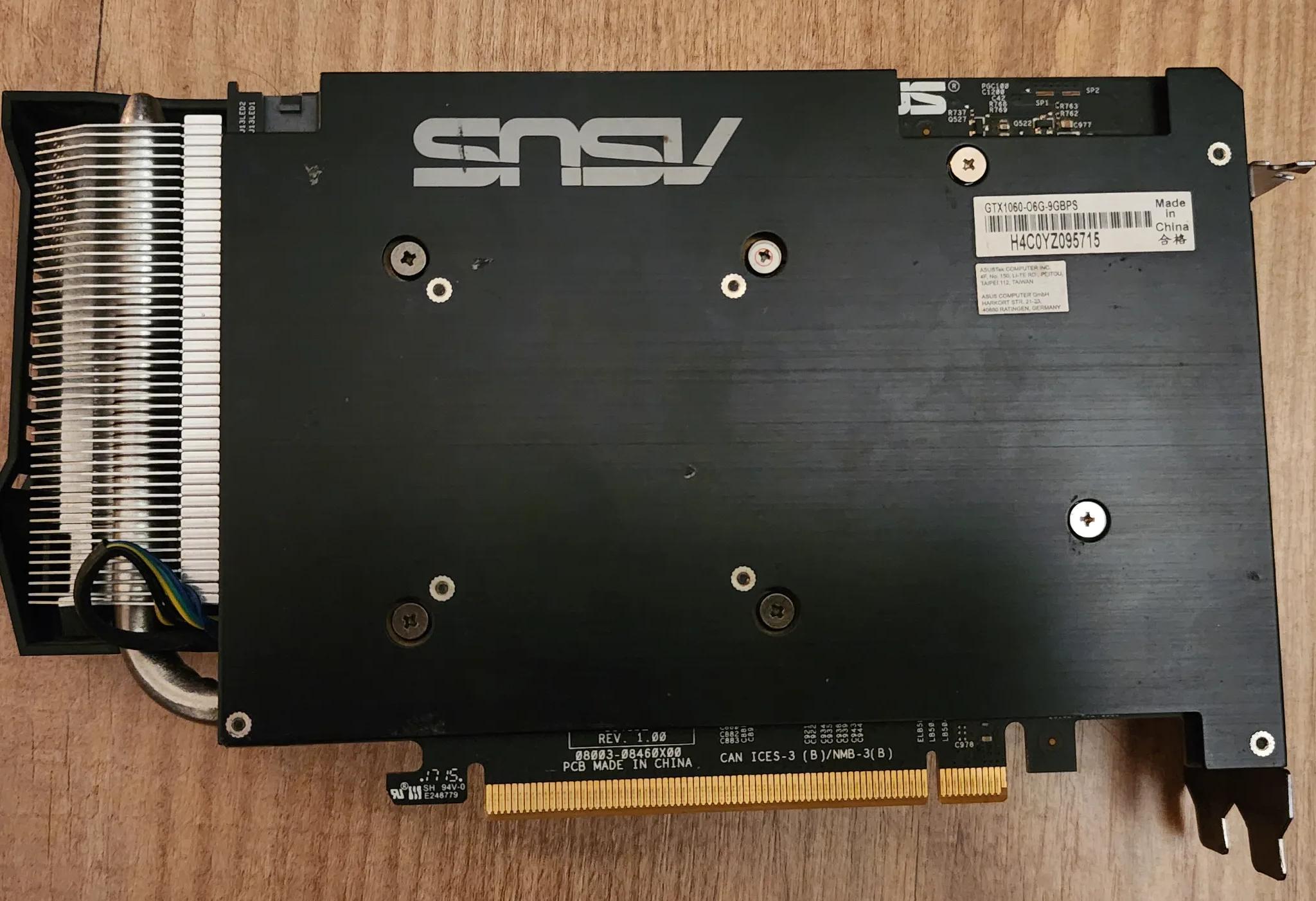 ASUS GTX 1060 6GB