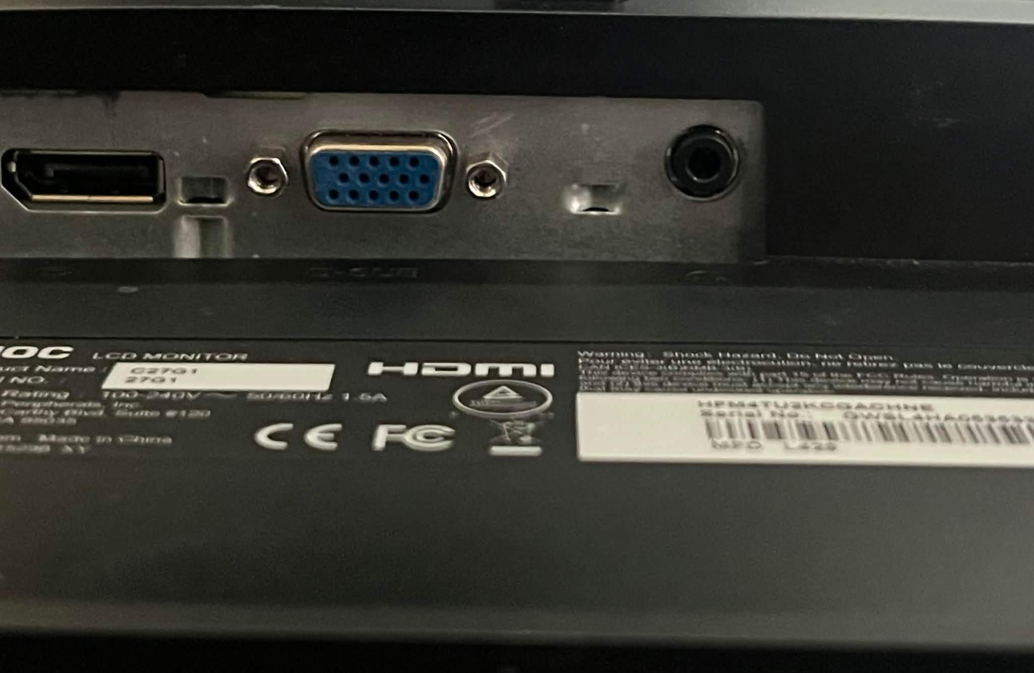 AOC C27G1 | 144hz | 1ms | 1080p