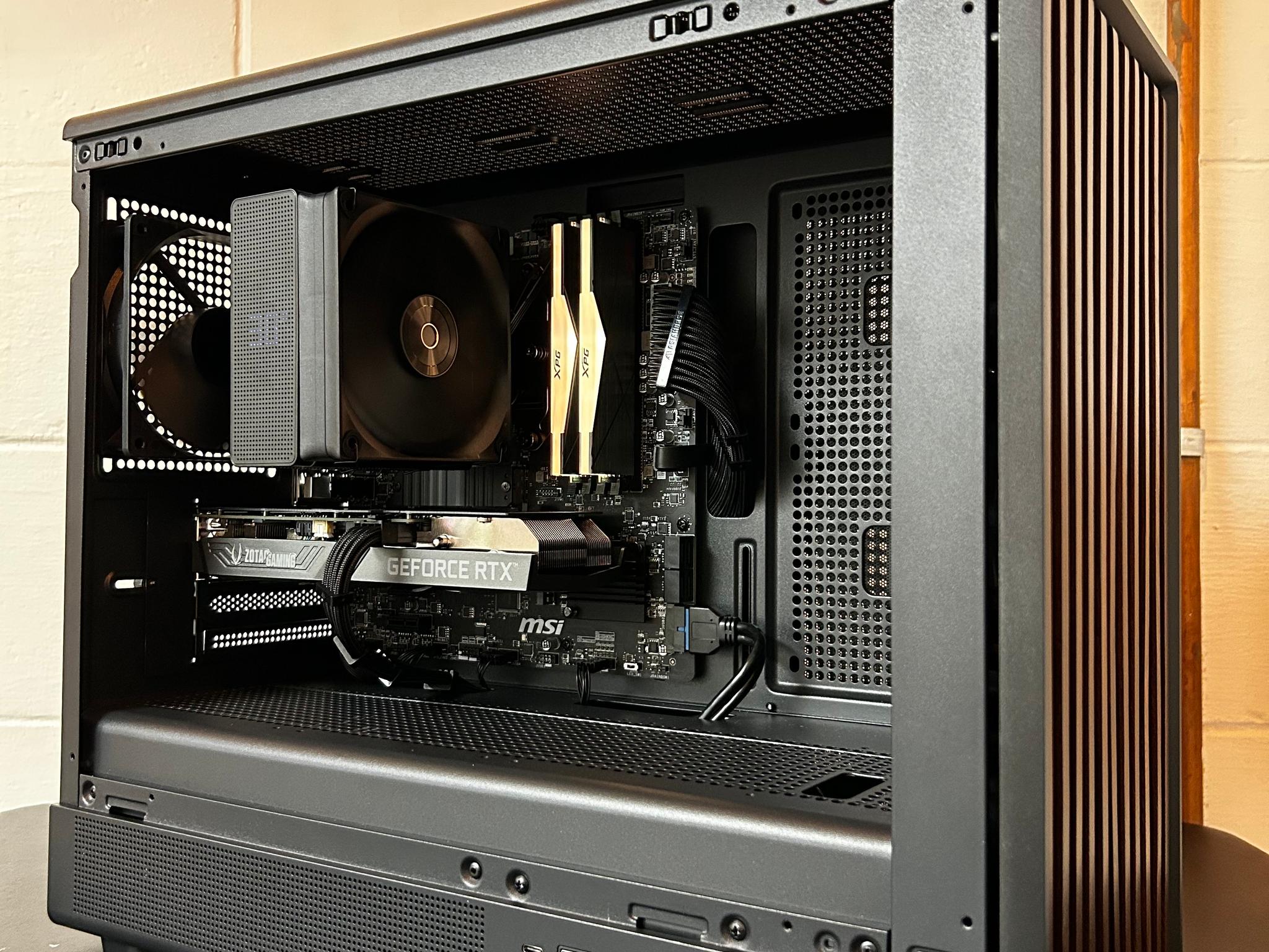 Premium 1080p Walnut Build | Ryzen 5 5600 | RTX 3060 12GB | 16GB RAM
