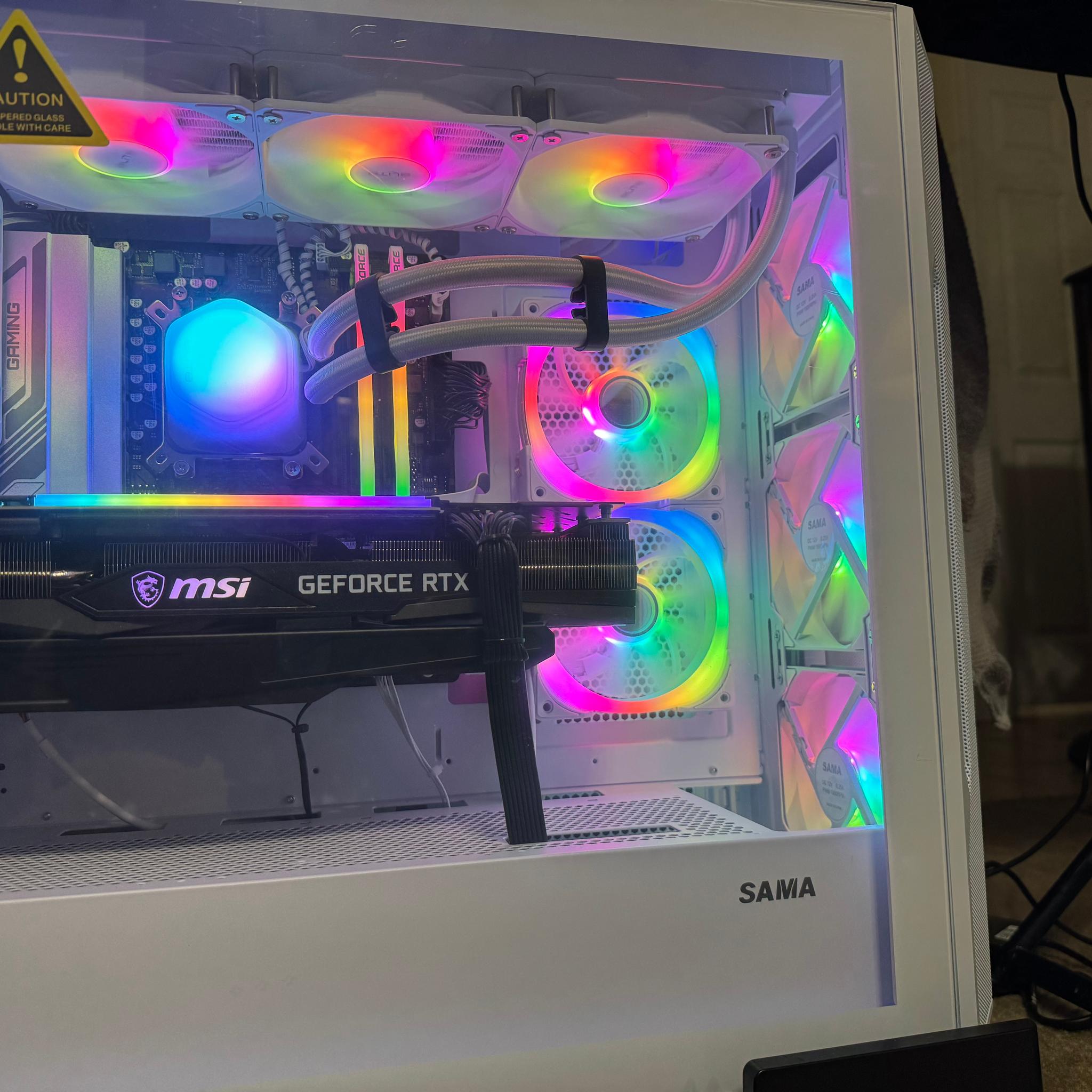 GeForce RTX 3070 Ti Custom Gaming PC - Ryzen 5 9600X