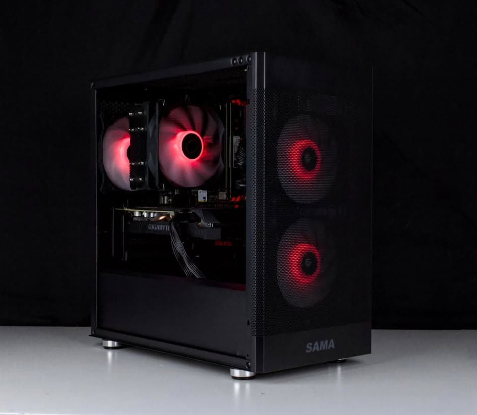 ⚫️🔴 Gaming PC – GTX 1660 TI, Ryzen 5 3500X, 16GB RAM, 512GB SSD - WiFi, BlueTooth 🔴⚫️