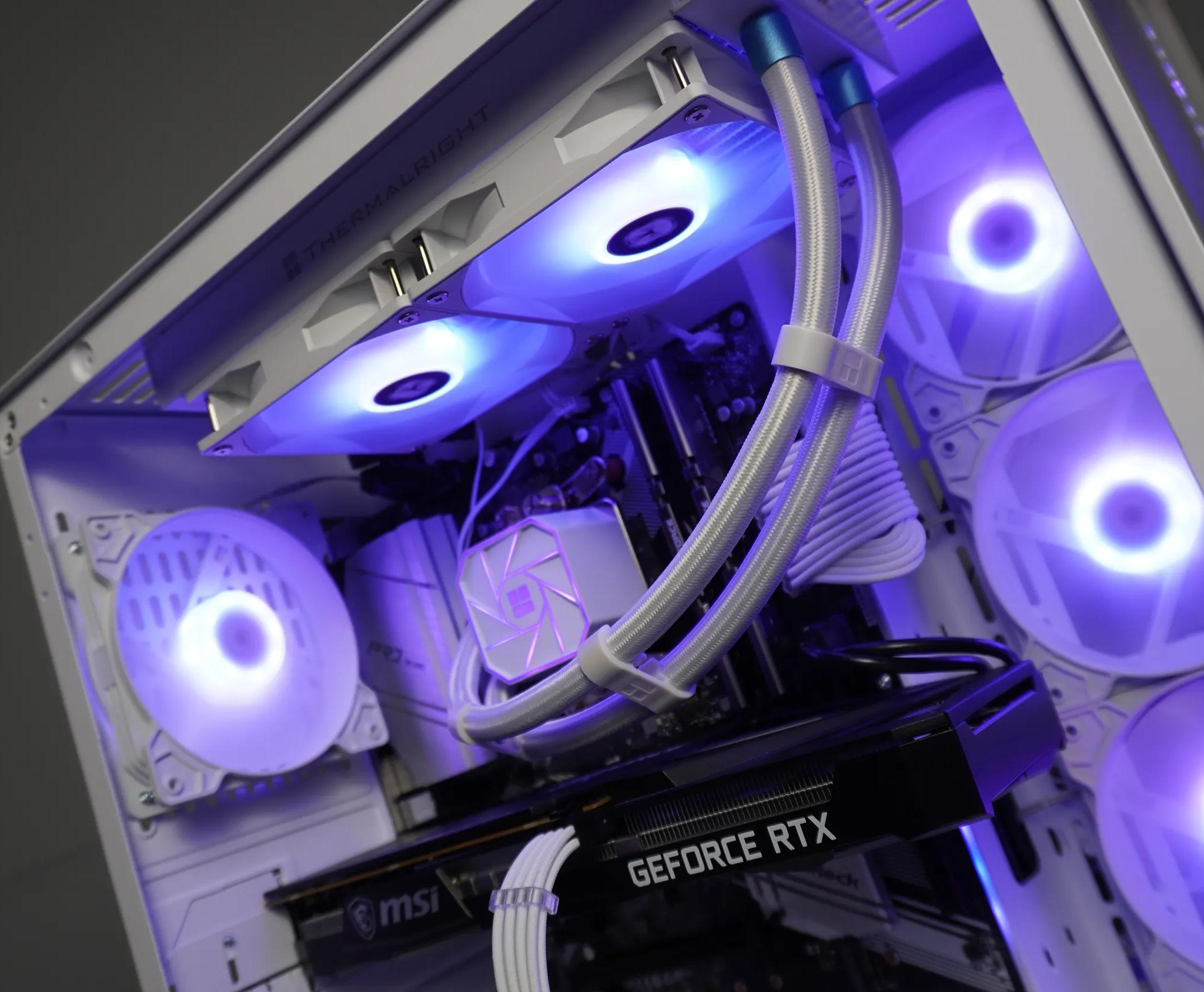 🤍WHITE BEAST🤍 1080p/1440p Machine 💚 RTX 3060ti 8GB 🧡 Ryzen 5 5600 | 32GB RAM | 1TB NVME