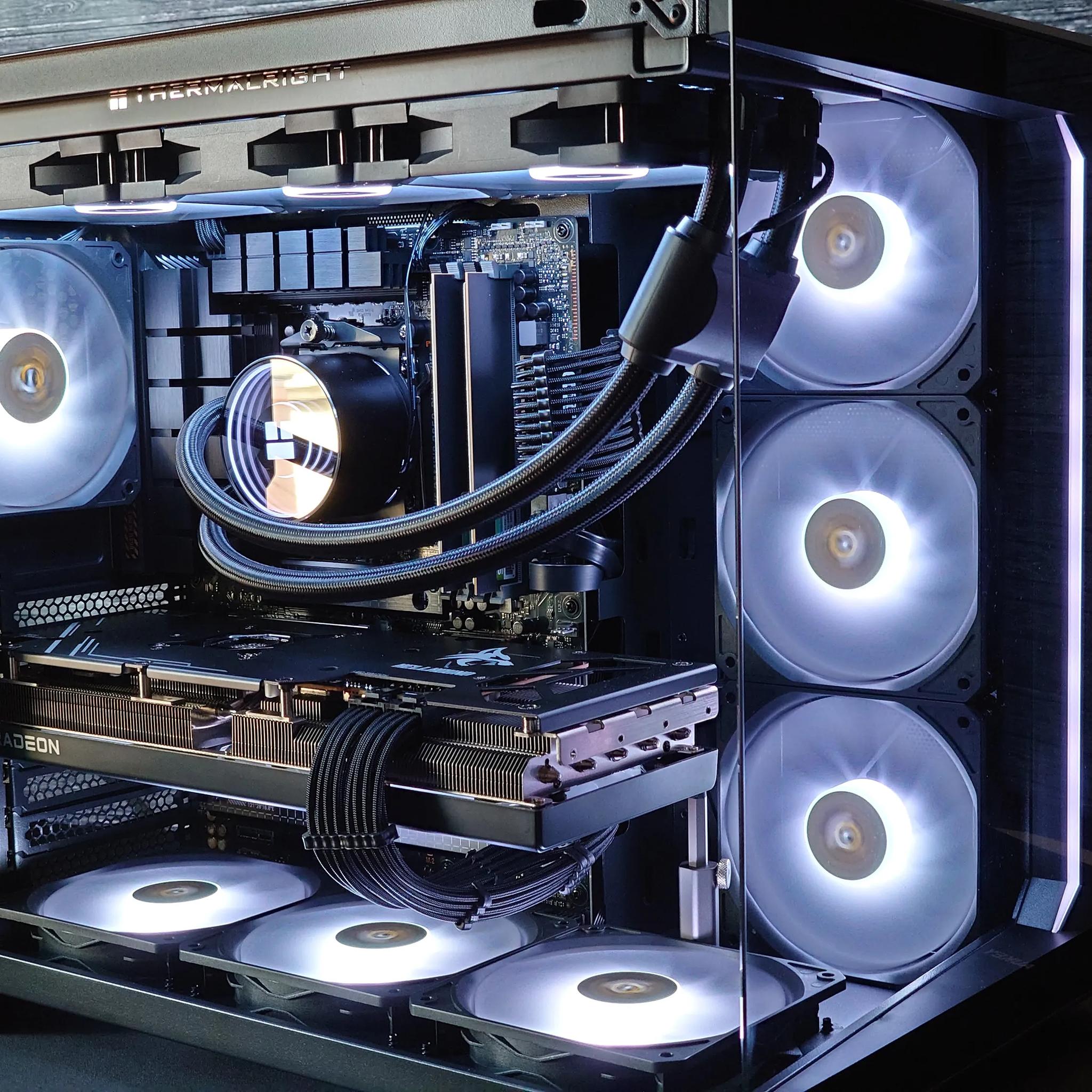 🌌🌑Dark Nebula🔭Liquid Cooled Gaming PC🔭AMD RX 7800 XT 16GB🔭Ryzen 5 7500F🔭32GB DDR5🔭1TB