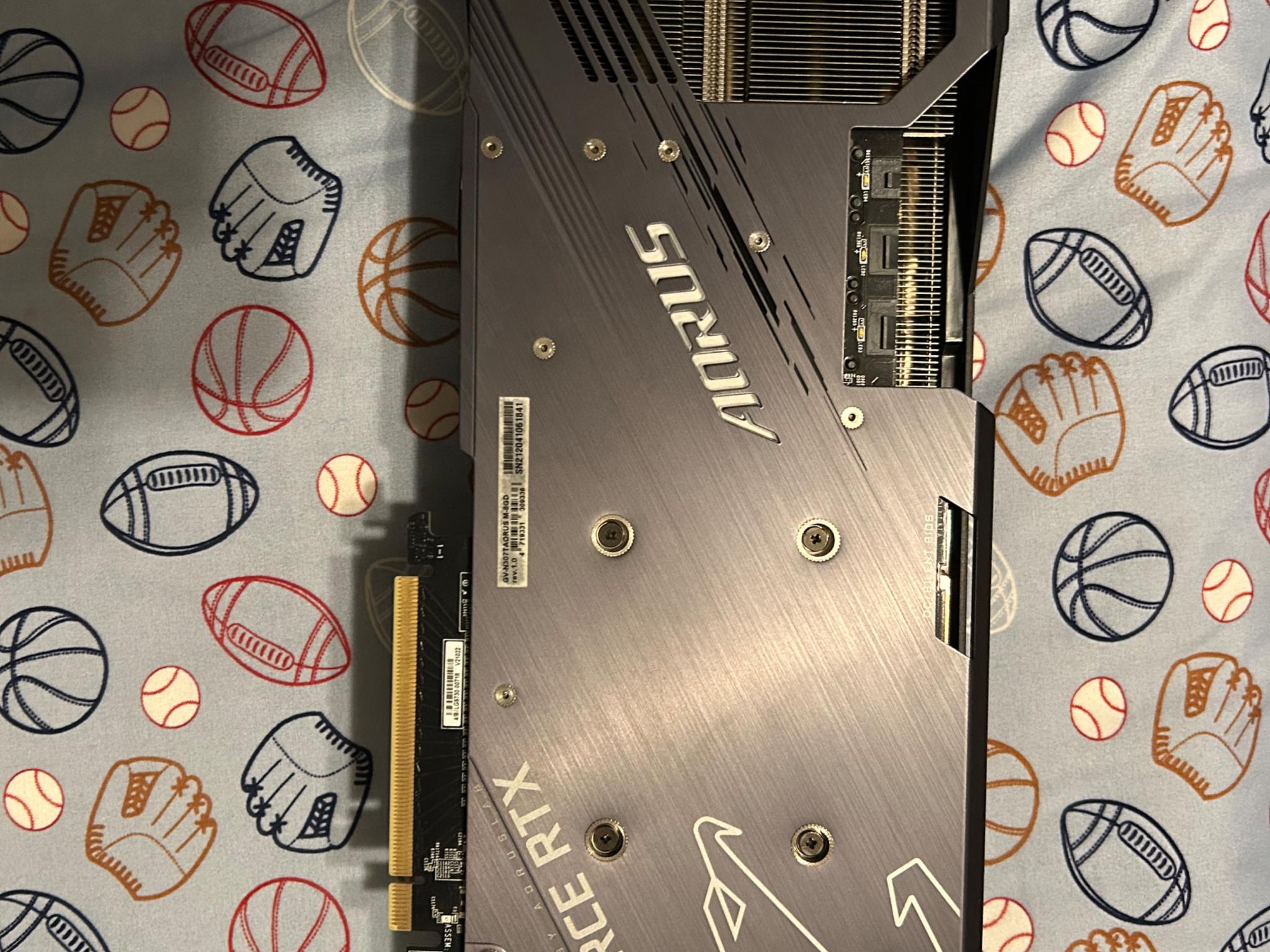 Auros 3070 TI 8GB LCD Screen