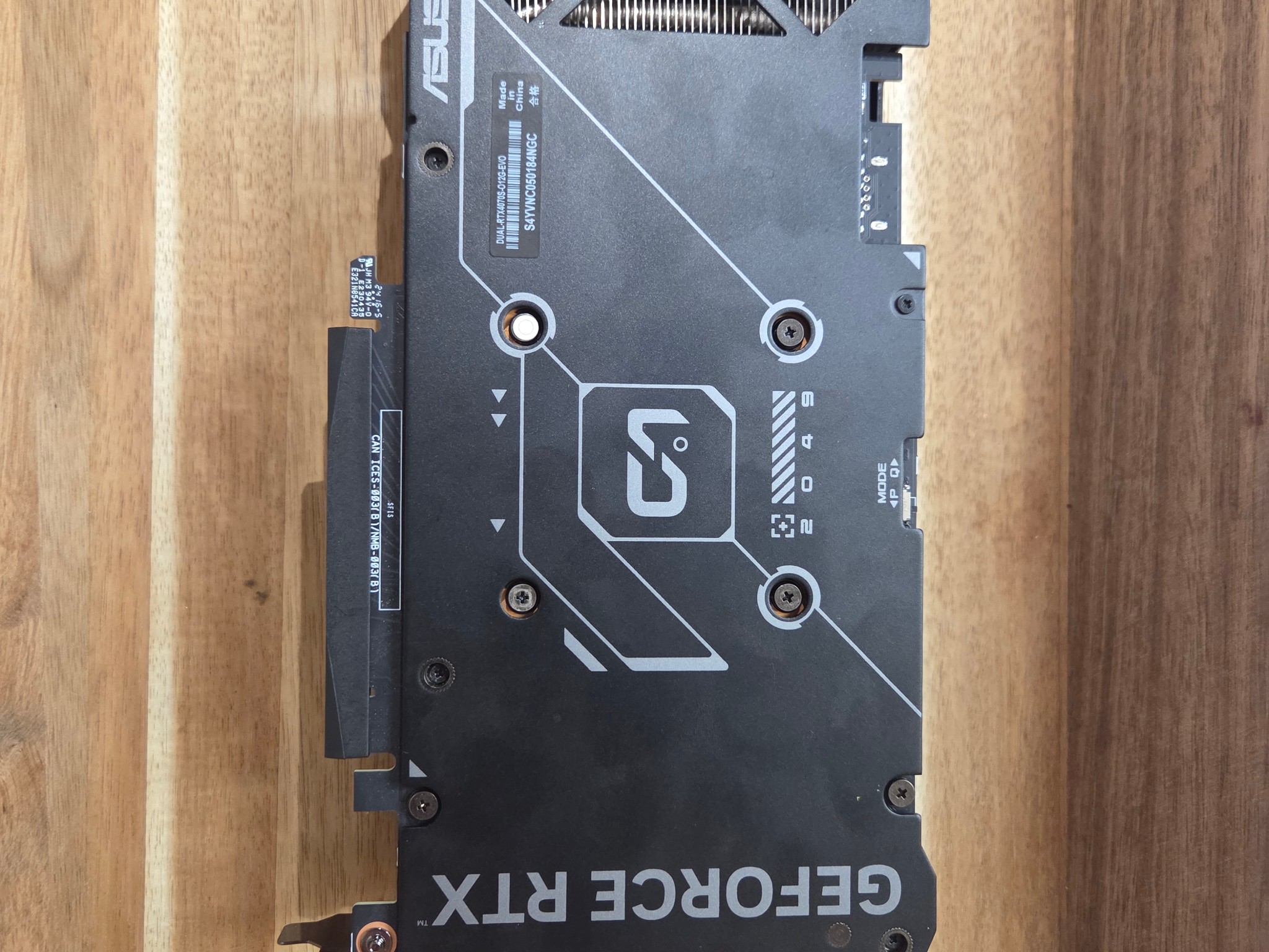 Asus DUAL EVO GeForce RTX 4070 SUPER