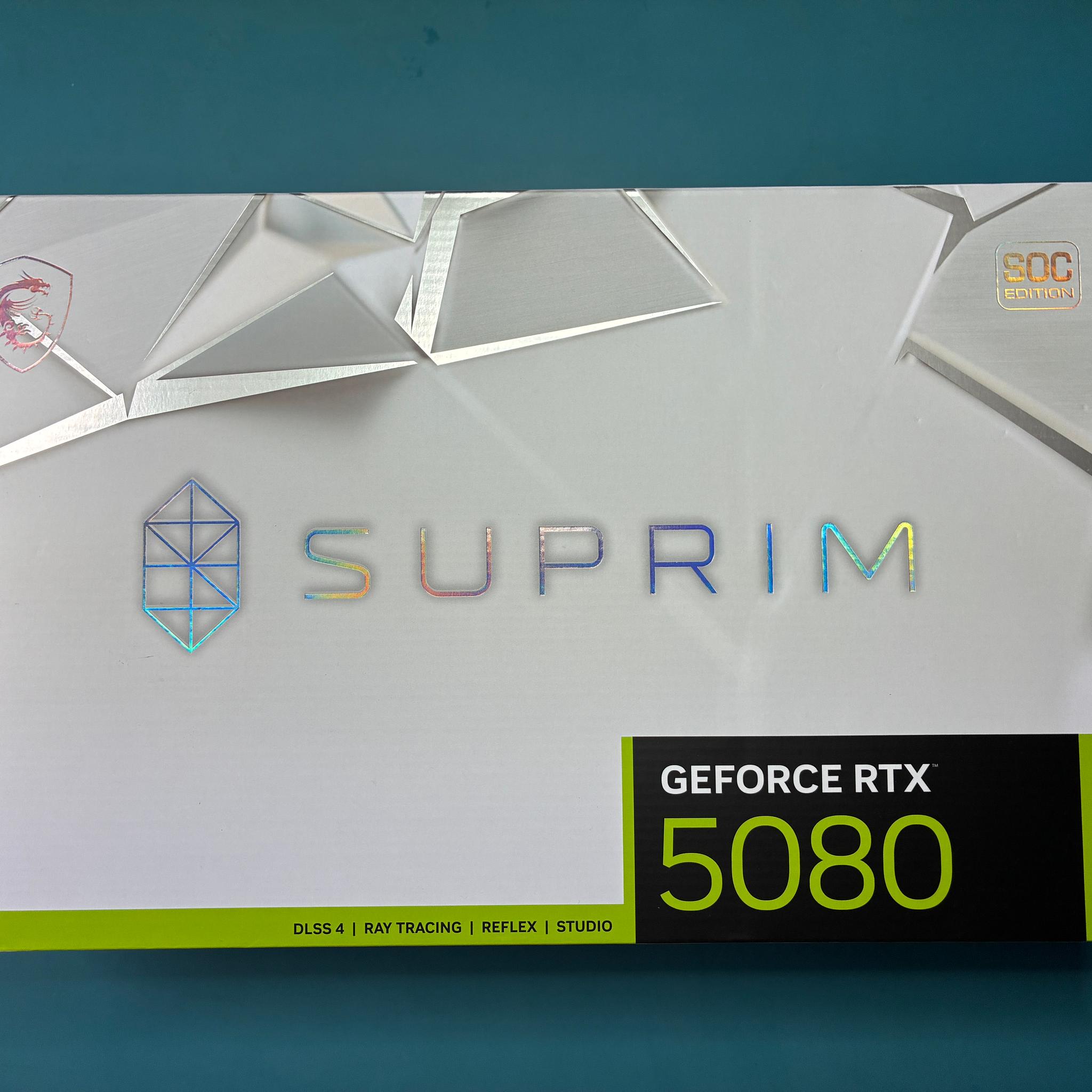 MSI GeForce RTX™ 5080 SUPRIM SOC 16G - G5080-16SPS (GPU)