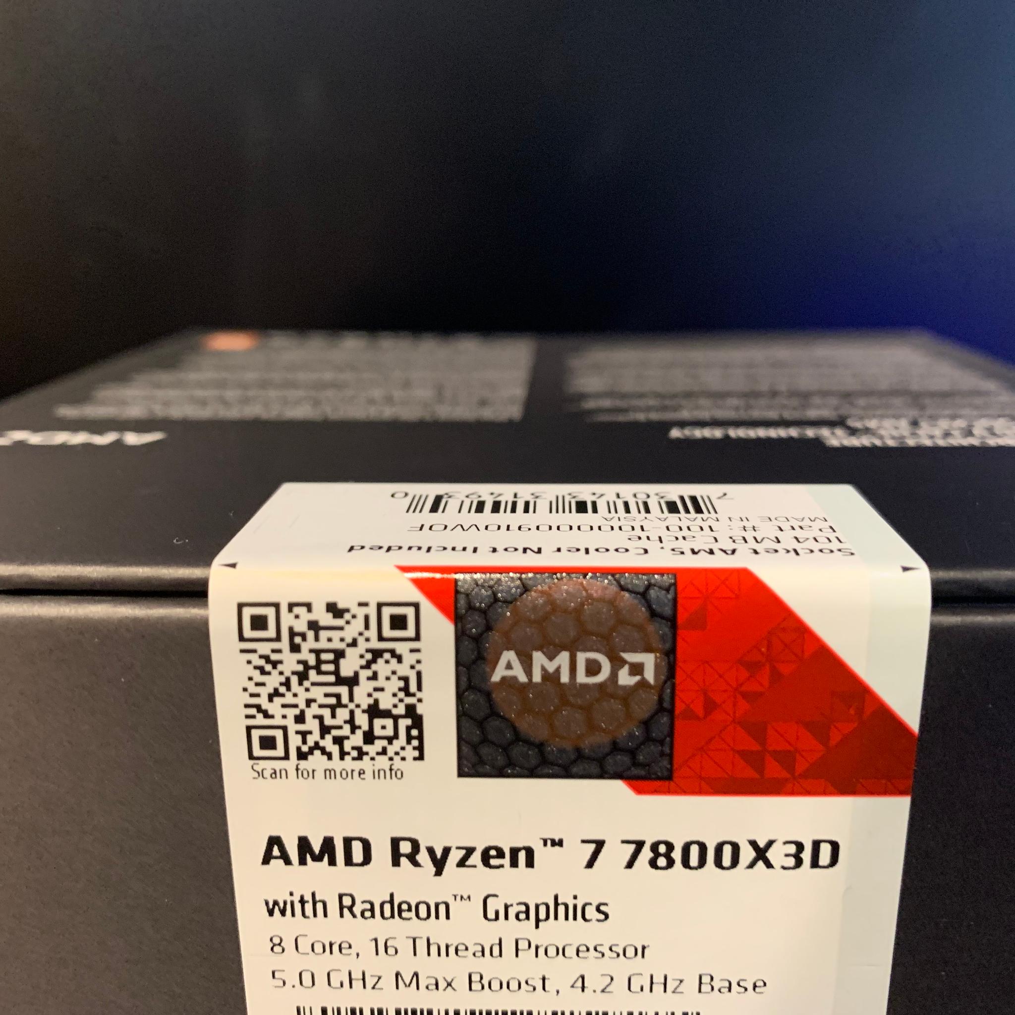 AMD Ryzen 7 7800X3D 8-Core 16-Thread CPU + Gigabyte B850-Gaming X WIFI6E Motherboard New!