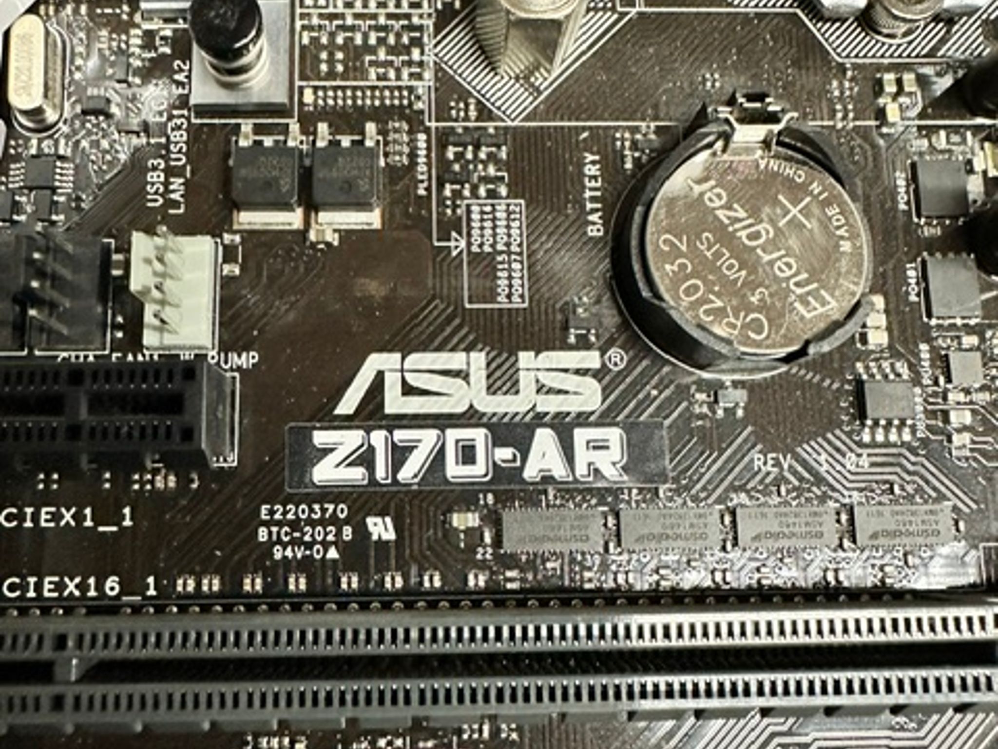 The KIDS first computer!   ASUS Z170-AR : Intel i7-7700 : Cooler Master LED Air Cooler