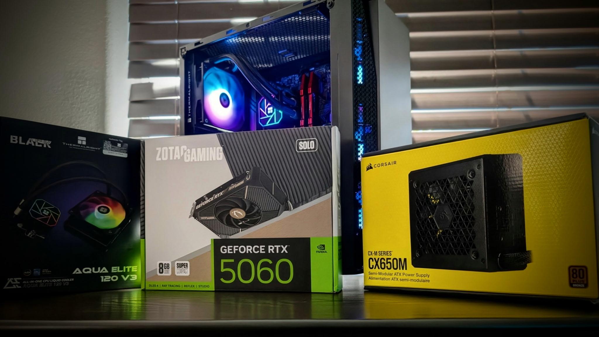 AMD Ryzen 5 5500 | RTX 5060 8GB | 16GB DDR4 | 1TB NVMe SSD | Wifi | Windows 11 Home |  Gaming PC