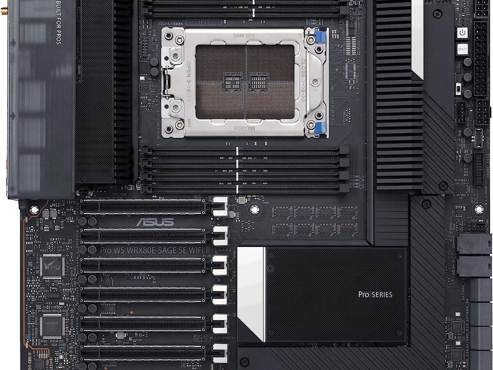 ASUS Pro WS WRX80E-SAGE SE WIFI II WRX80 sWRX8 E-ATX Workstation Motherboard