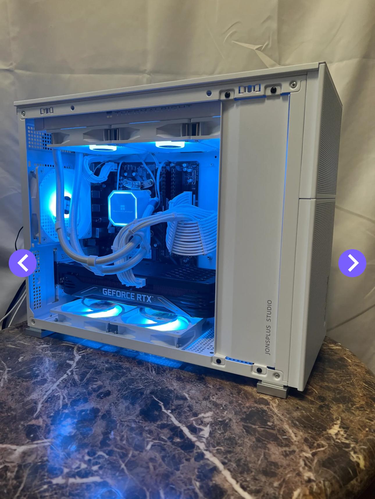 White Box |RTX 3070 Mini Liquid Cooled PC | Ryzen 5 | 16GB RAM | 1TB Fast SSD
