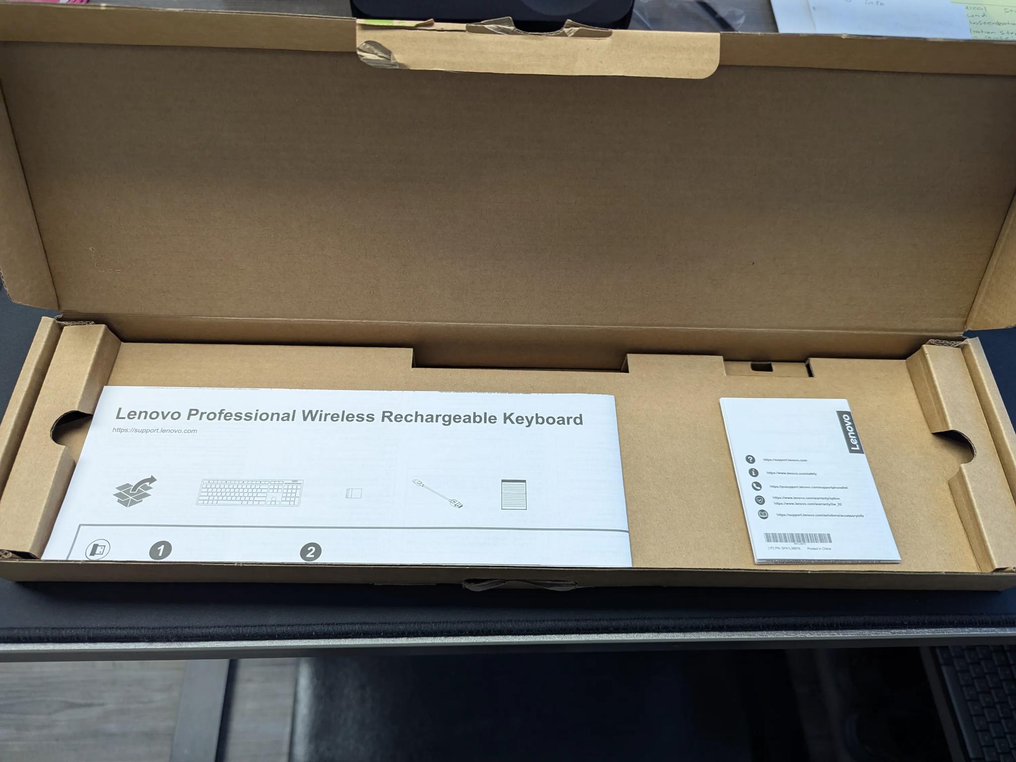 Lenovo Professional Wireless Rechargeable Keyboard