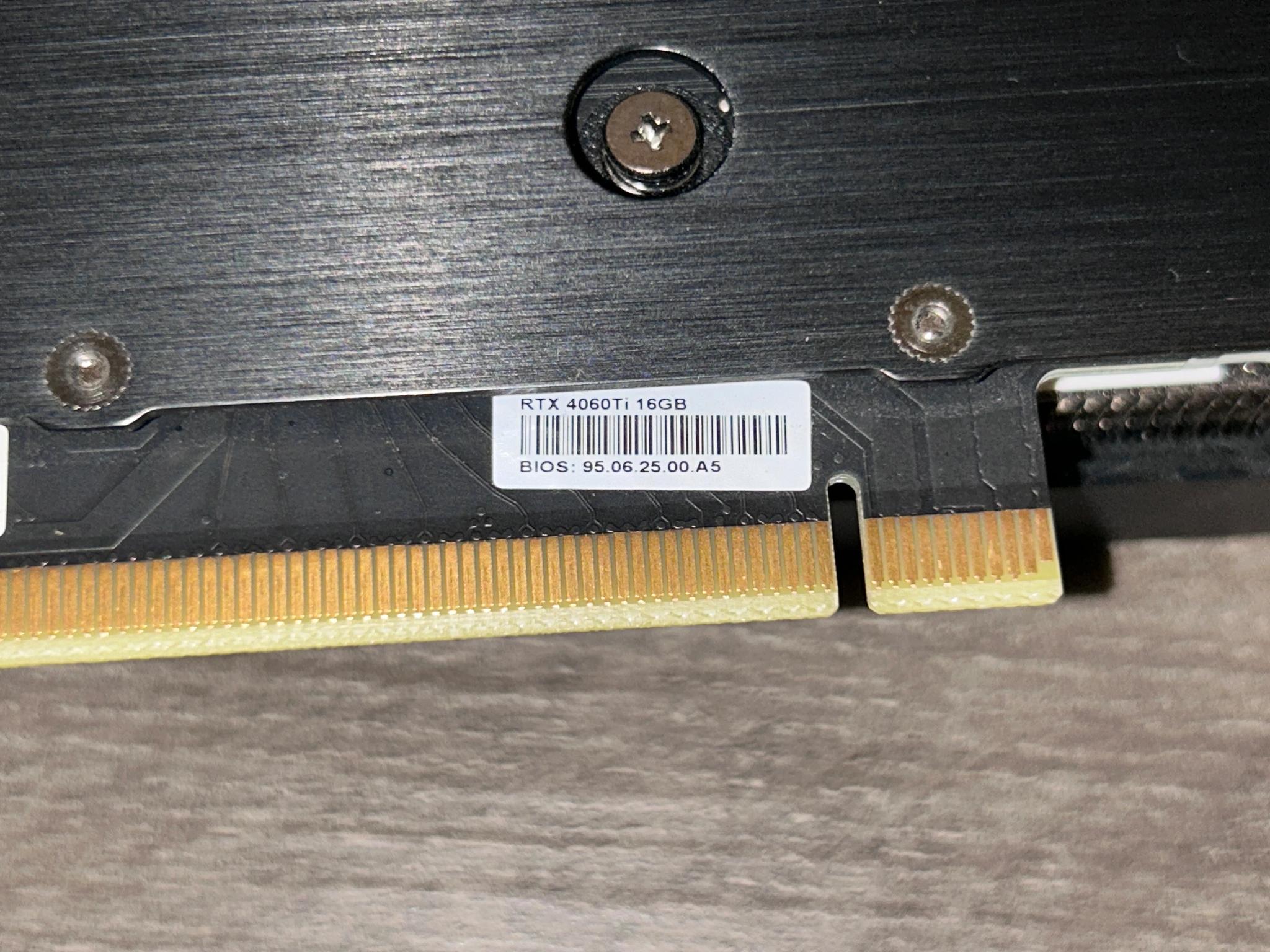 PNY 4060 Ti 16GB OC
