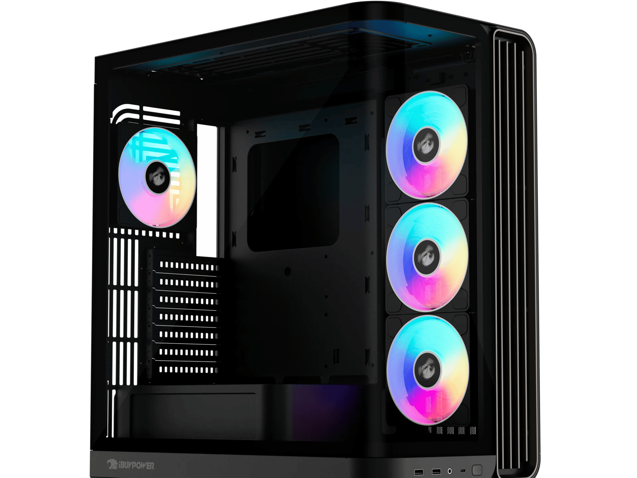 FREE SHIP 🖤🌈 Black RGB Gaming PC | RTX 4070 W/ WARRANTY | Core 5 225F | 1TB NVME SSD | 16 GB DDR5