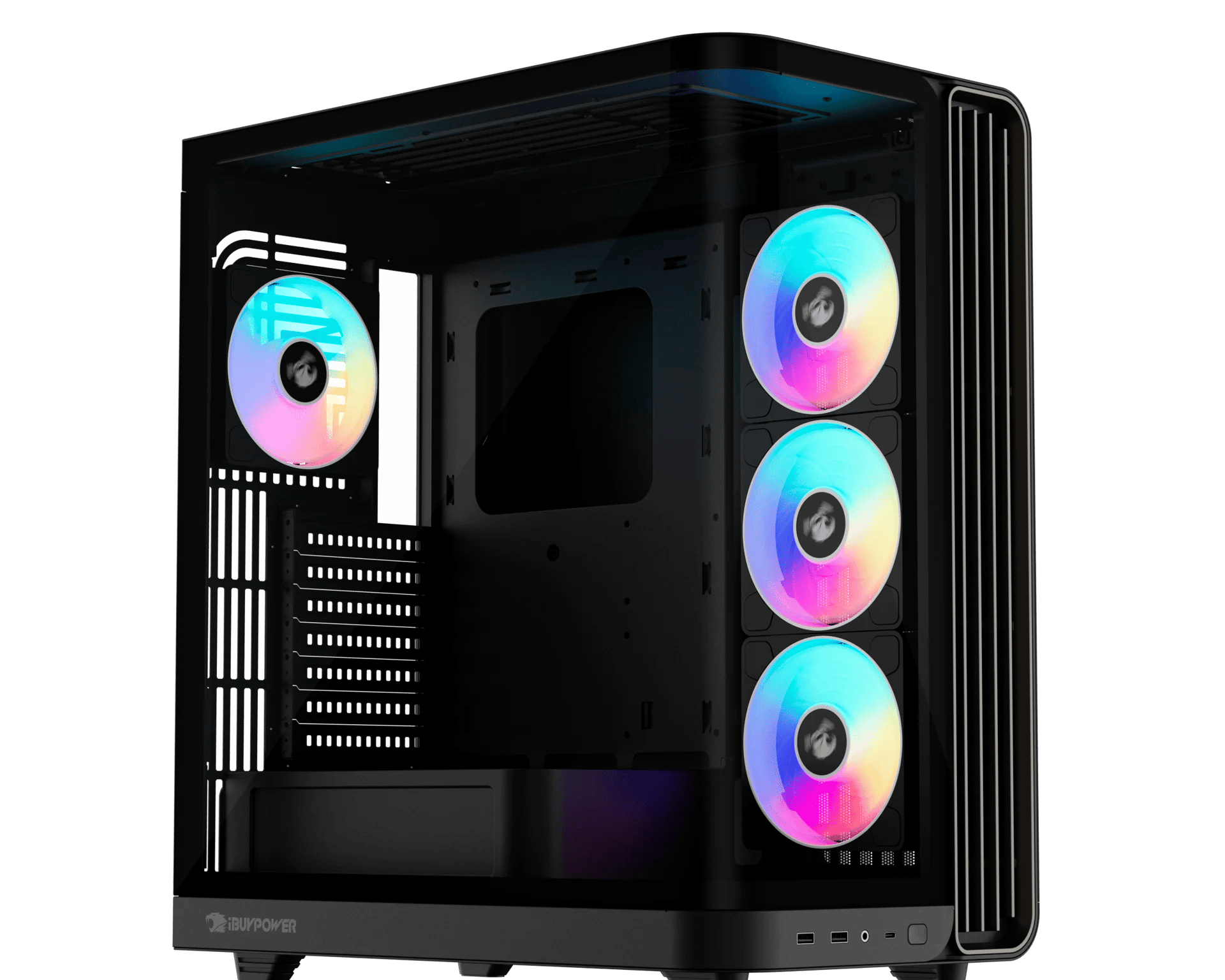 FREE SHIP 🖤🌈 Black RGB Gaming PC | RTX 4070 W/ WARRANTY | Core 5 225F | 1TB NVME SSD | 16 GB DDR5