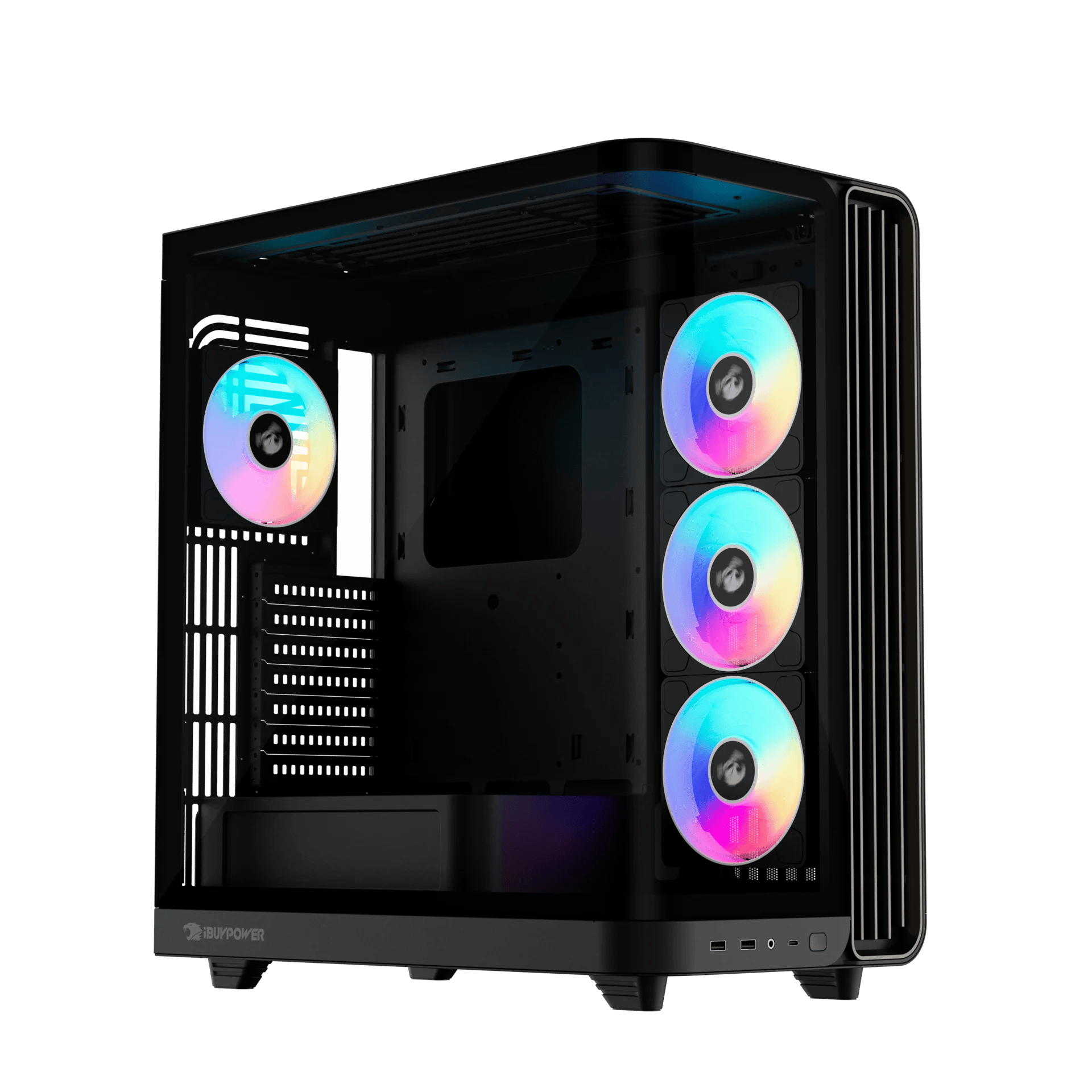 FREE SHIP 🖤🌈 Black RGB Gaming PC | RTX 4070 W/ WARRANTY | Core 5 225F | 1TB NVME SSD | 16 GB DDR5