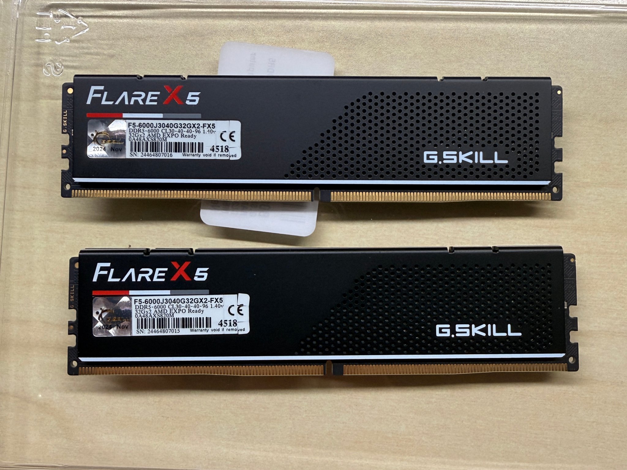 G.Skill Flare X5 DDR5-6000 32GBx2 CL30 EXPO